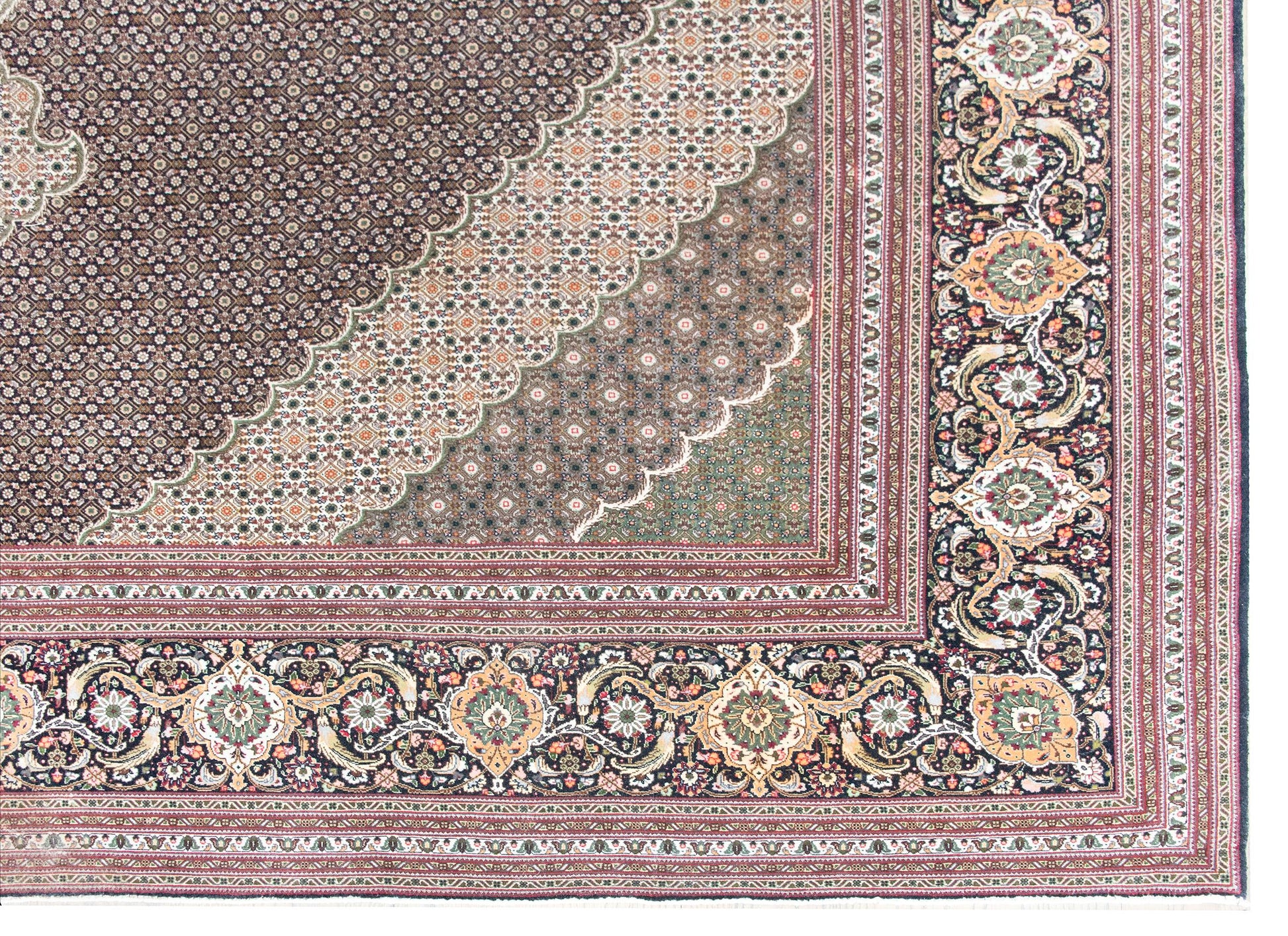Vintage Persian Tabriz Rug For Sale