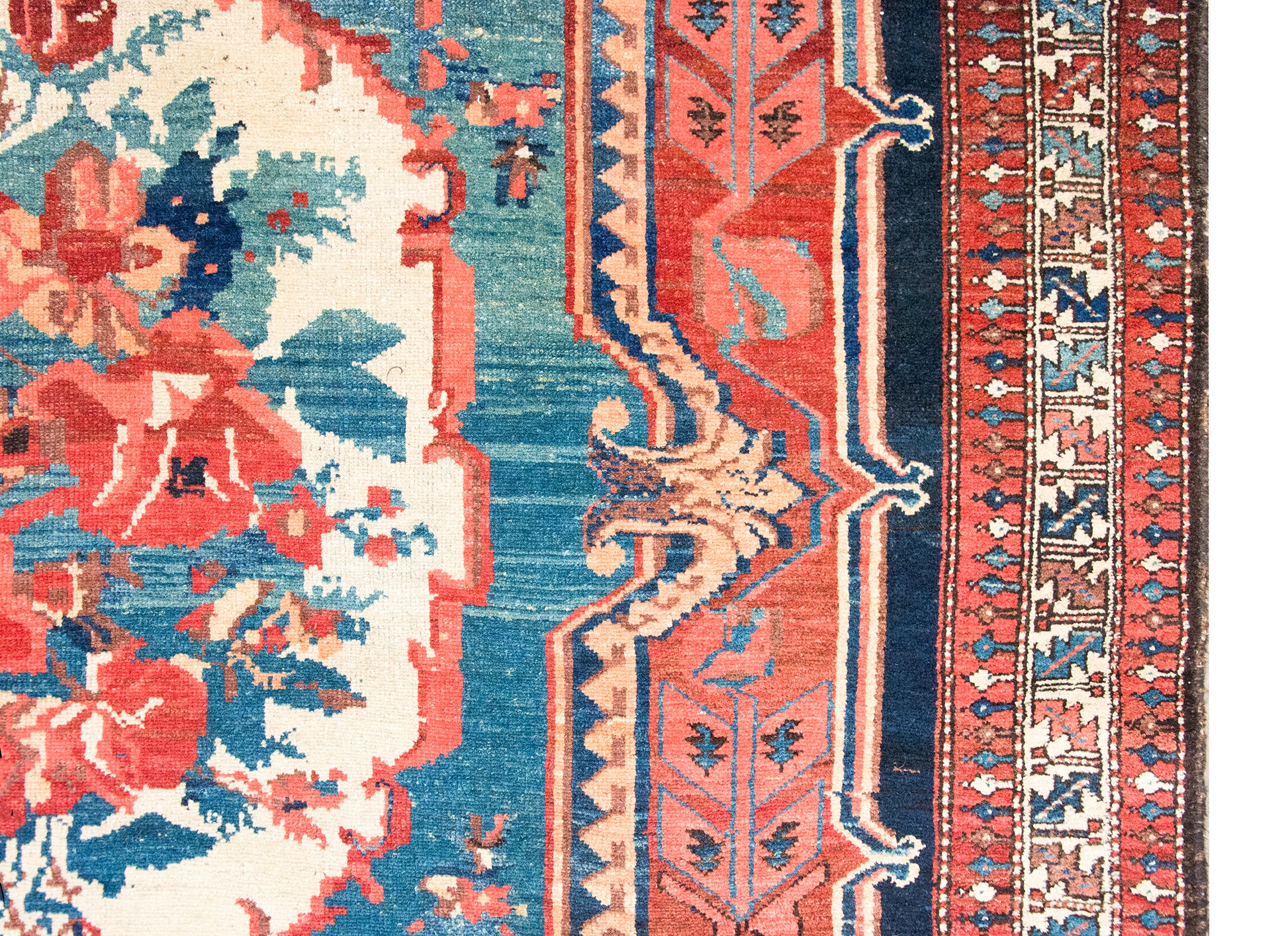 Early 20th Century Persian Bakhtiari Saman Rug For Sale
