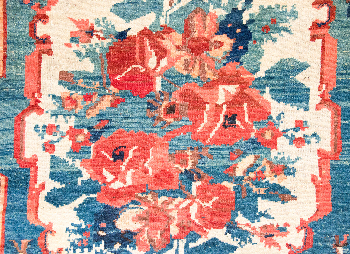 Early 20th Century Persian Bakhtiari Saman Rug For Sale