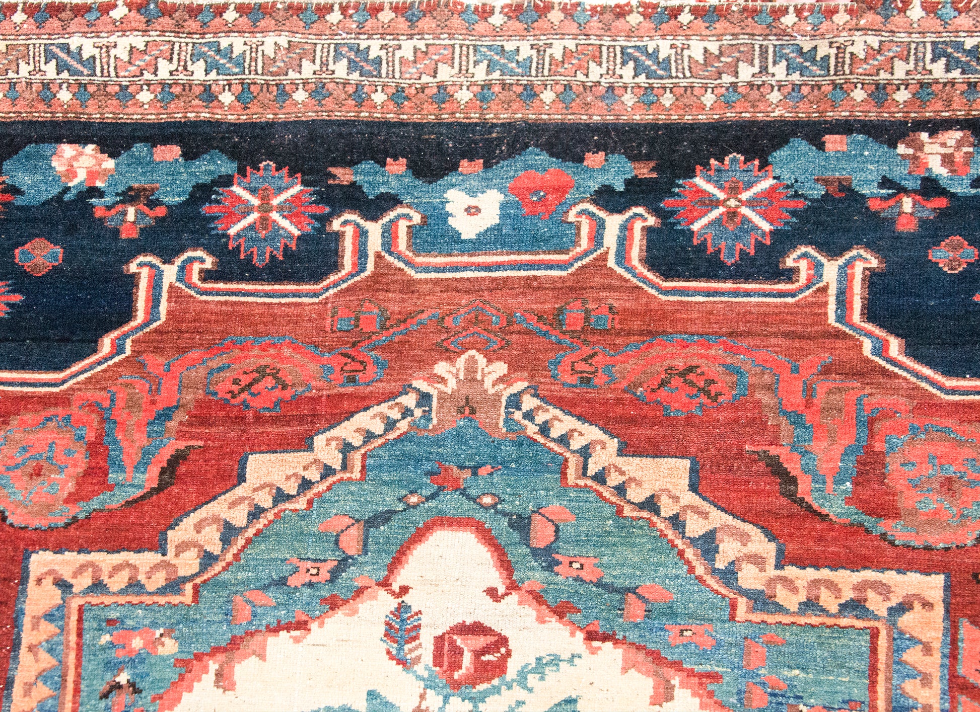 Early 20th Century Persian Bakhtiari Saman Rug For Sale