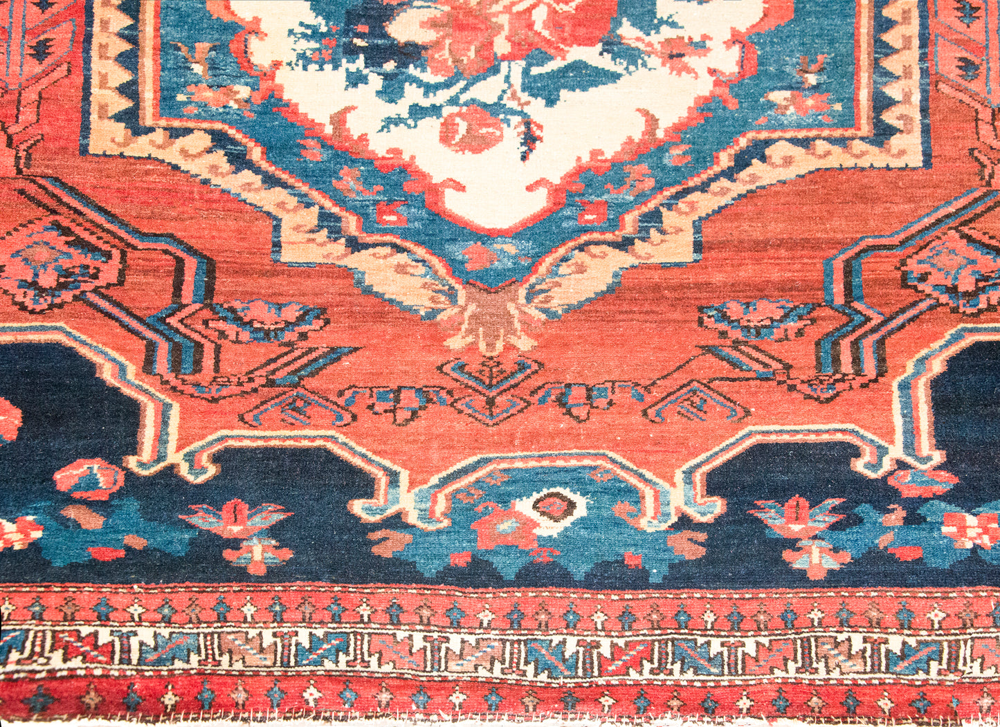 Early 20th Century Persian Bakhtiari Saman Rug For Sale
