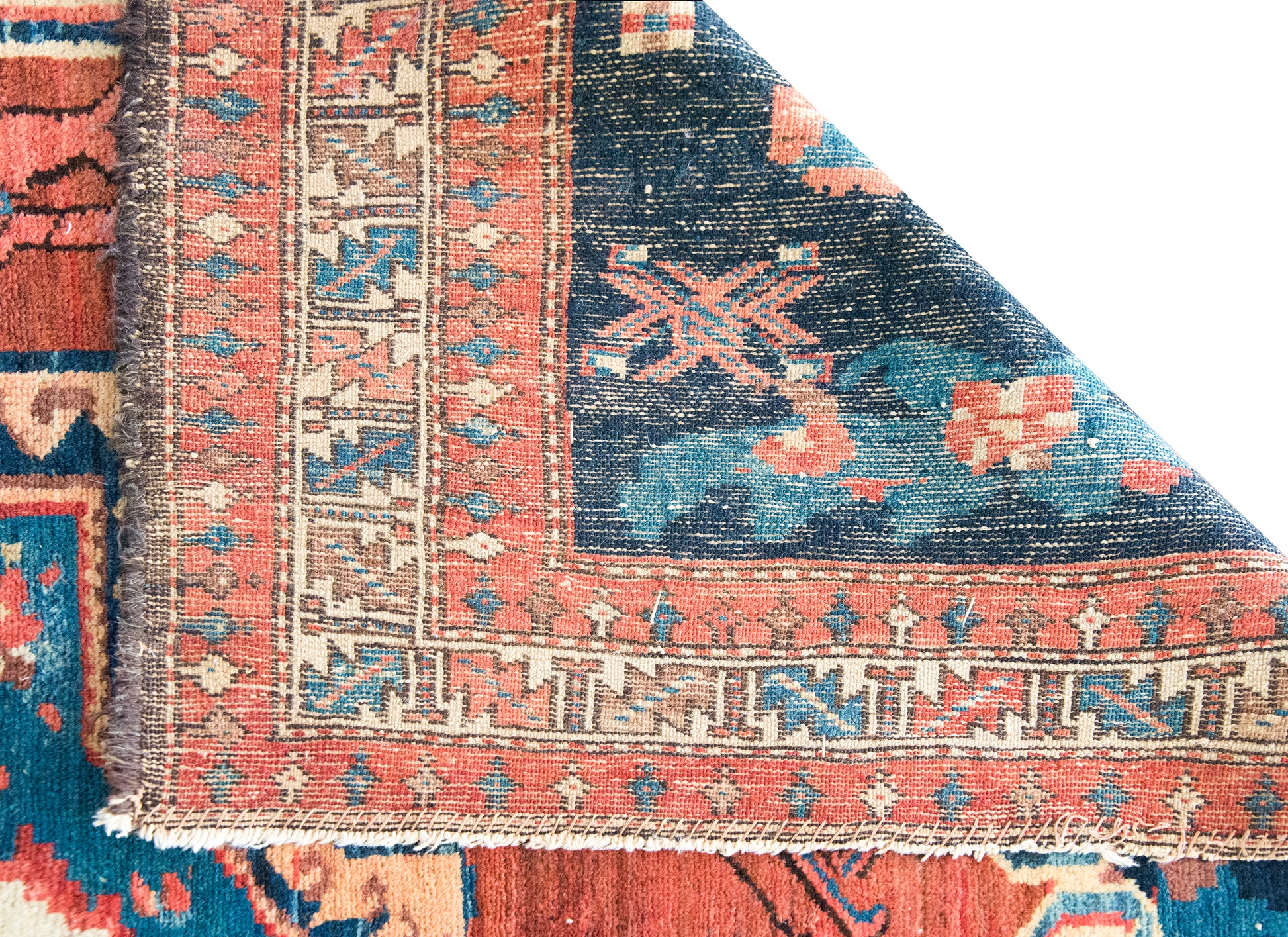 Early 20th Century Persian Bakhtiari Saman Rug For Sale