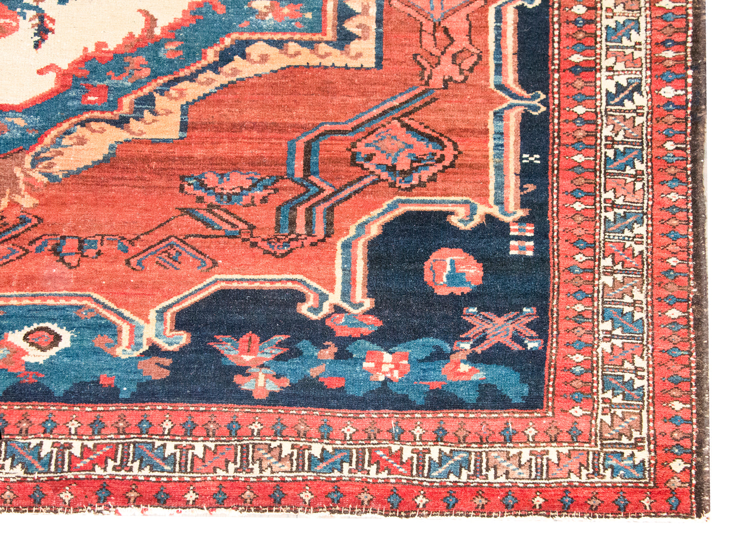 Early 20th Century Persian Bakhtiari Saman Rug For Sale
