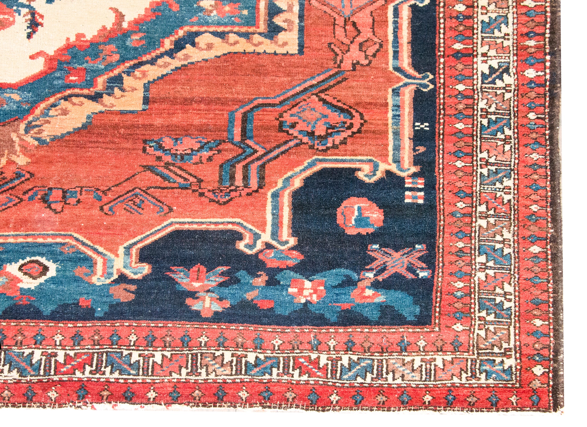 Early 20th Century Persian Bakhtiari Saman Rug For Sale