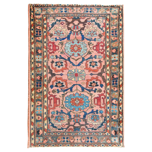 Early 20th Century Persian Lilihan Rug For Sale