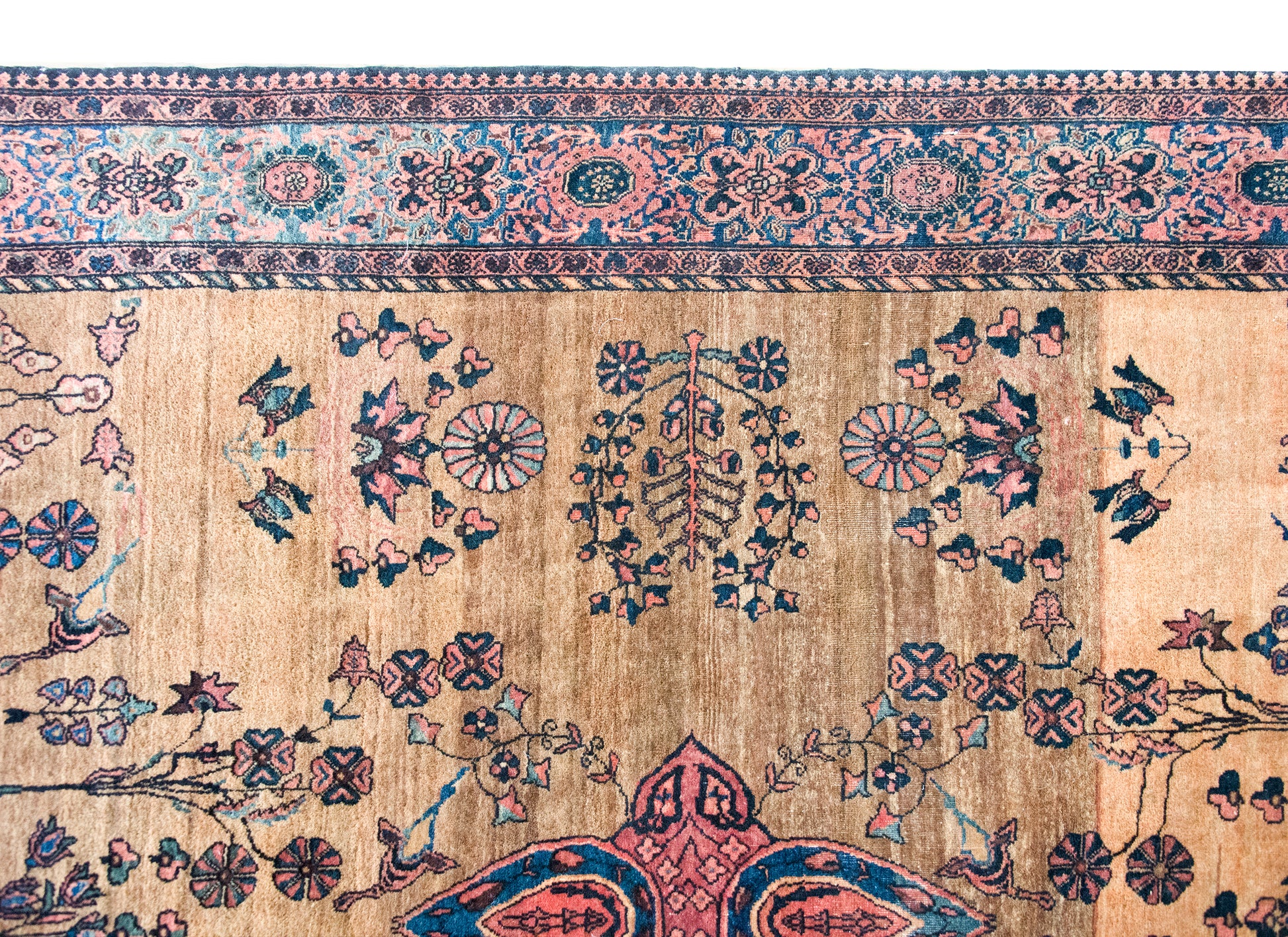 Late 19th Century Persian Sarouk Farahan Rug For Sale