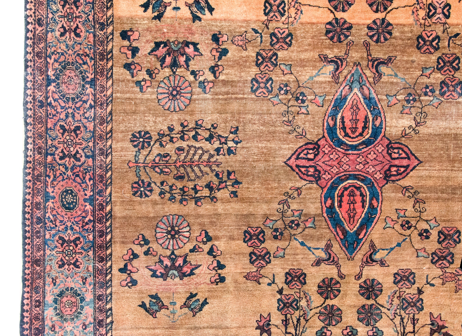 Late 19th Century Persian Sarouk Farahan Rug For Sale