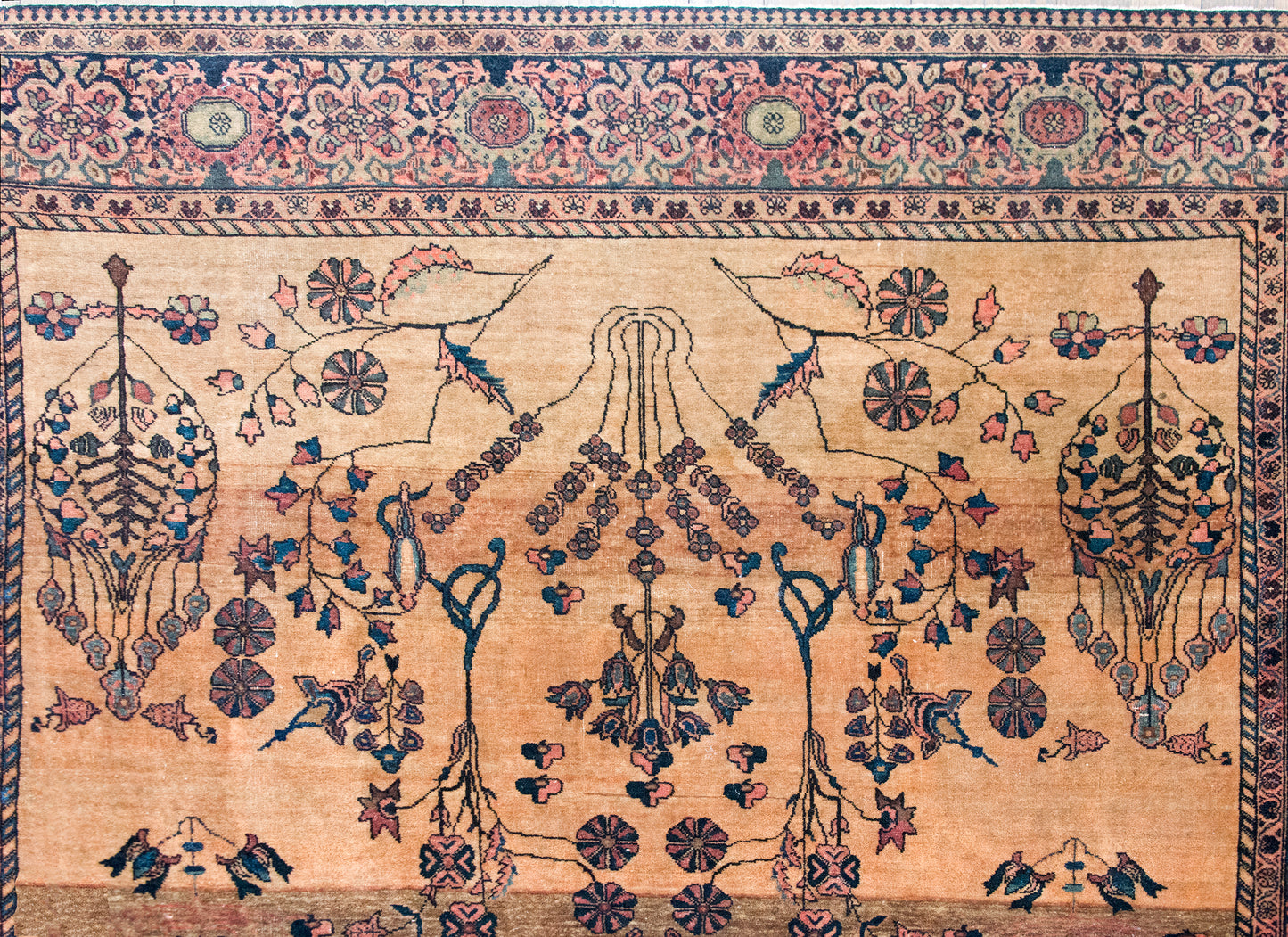 Late 19th Century Persian Sarouk Farahan Rug For Sale
