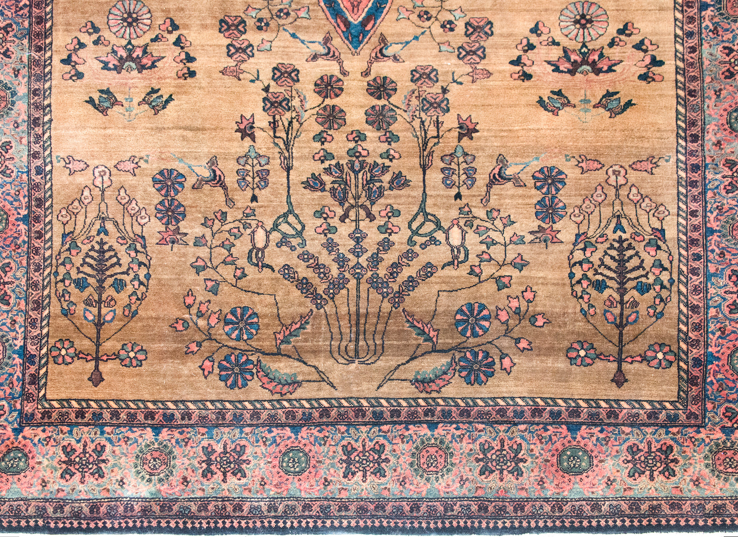 Late 19th Century Persian Sarouk Farahan Rug For Sale