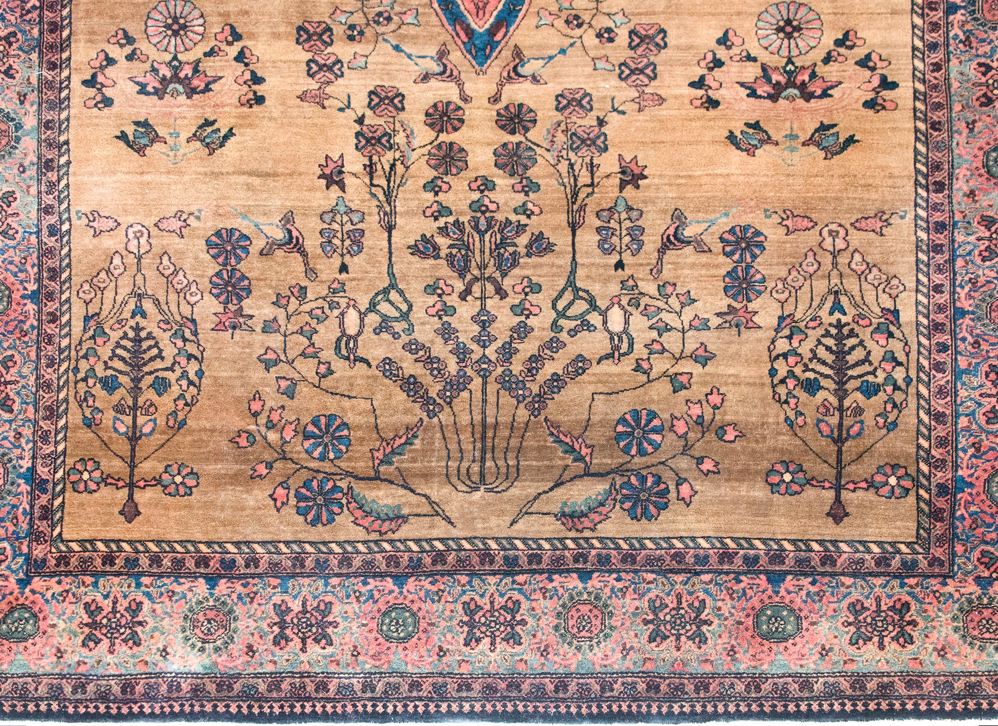 Late 19th Century Persian Sarouk Farahan Rug For Sale