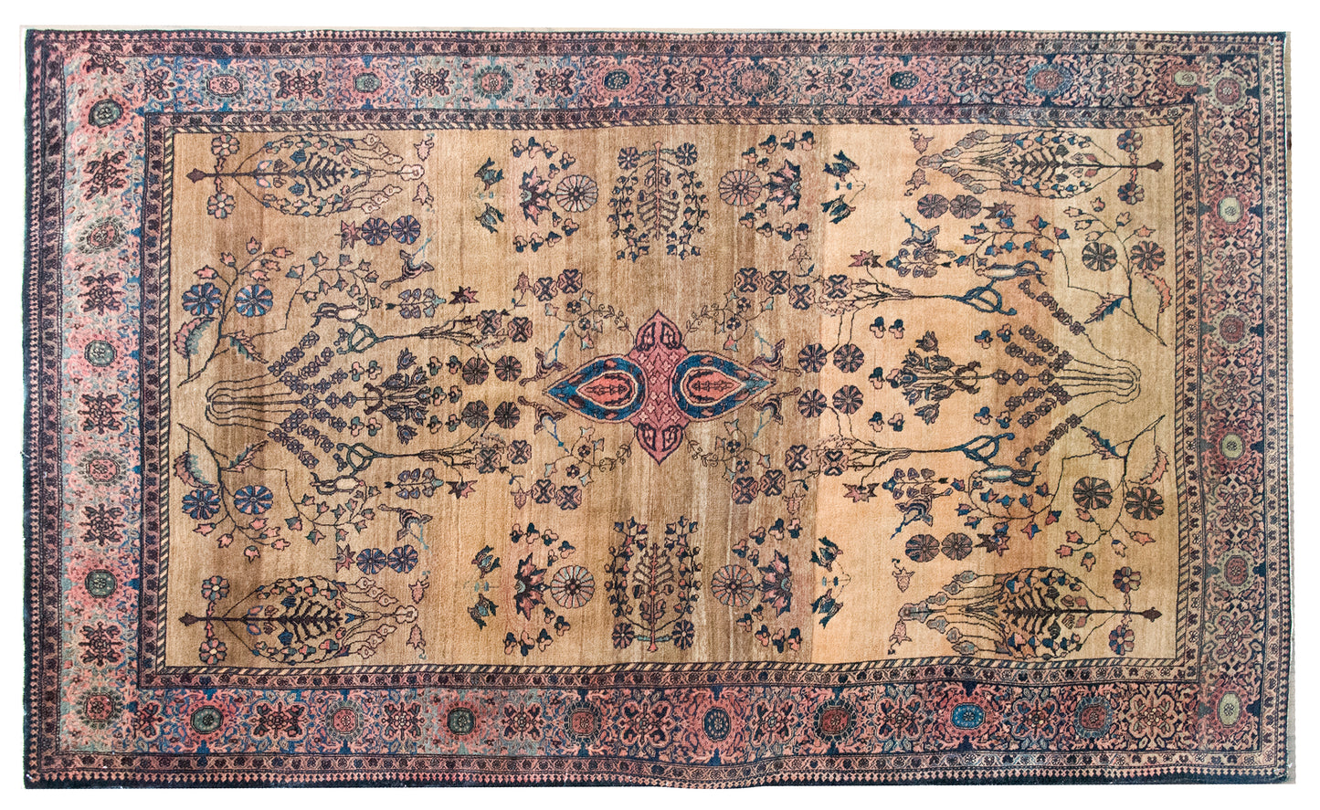Late 19th Century Persian Sarouk Farahan Rug For Sale