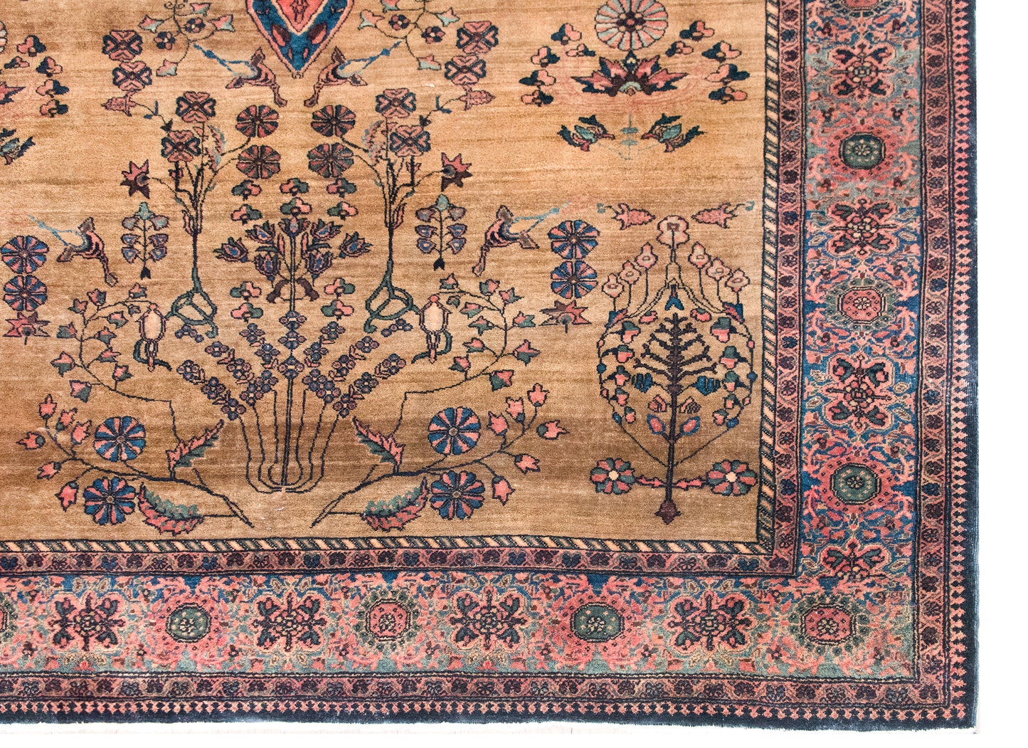 Late 19th Century Persian Sarouk Farahan Rug For Sale