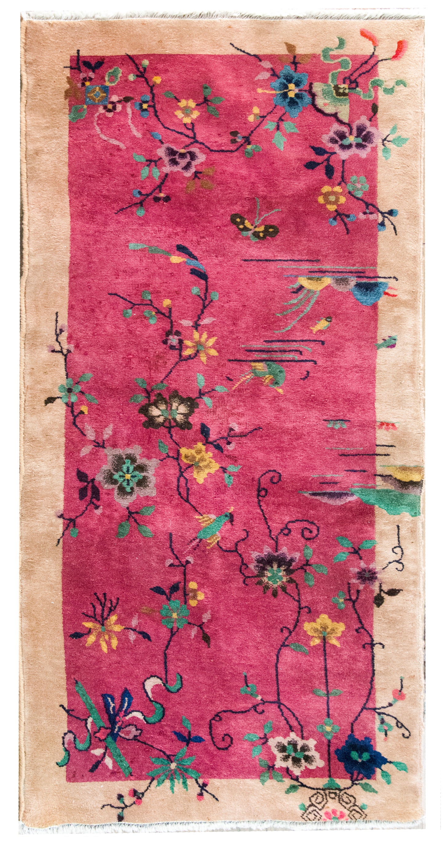 Early 20th Century Chinese Art Deco Rug For Sale