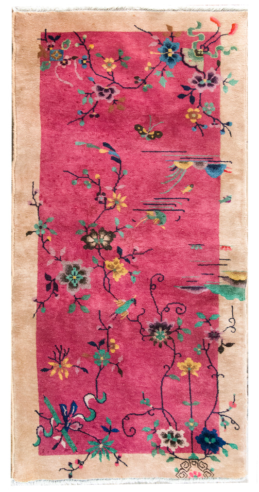 Early 20th Century Chinese Art Deco Rug For Sale