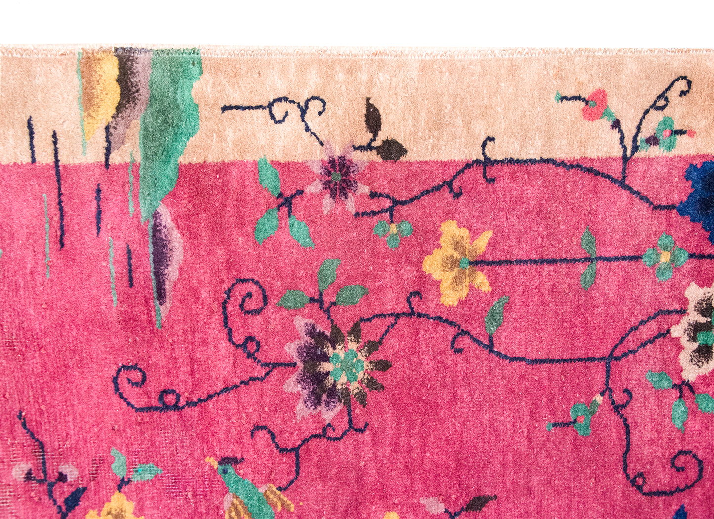 Early 20th Century Chinese Art Deco Rug For Sale