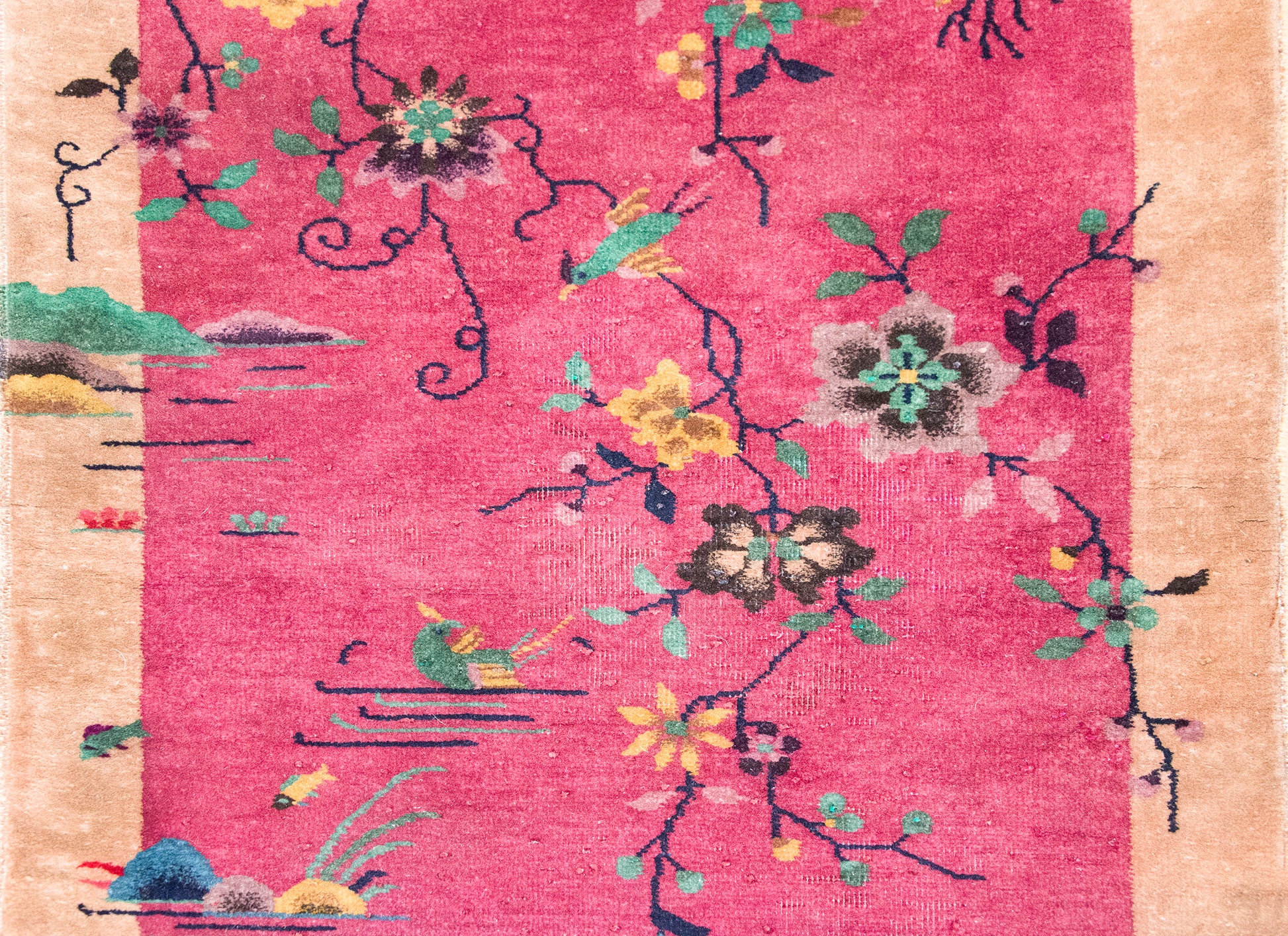 Early 20th Century Chinese Art Deco Rug For Sale