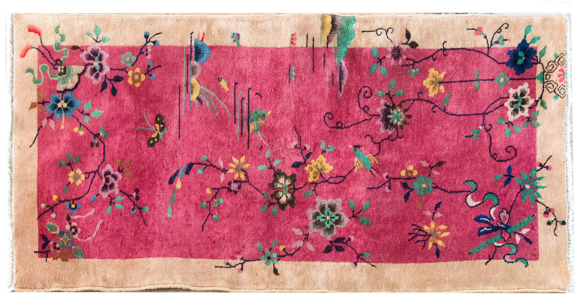 Early 20th Century Chinese Art Deco Rug For Sale