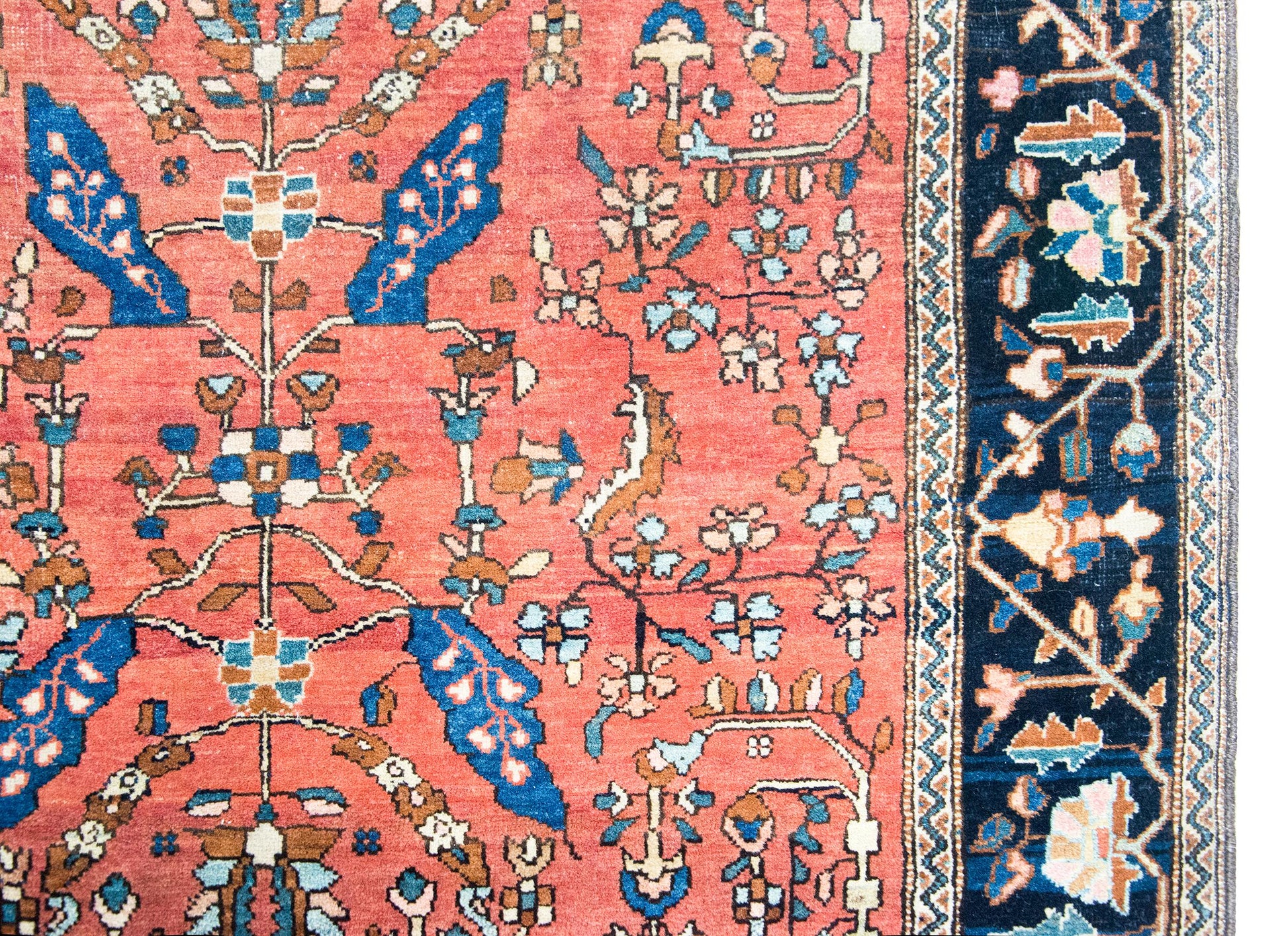Early 20th Century Persian Sarouk Farahan Rug For Sale