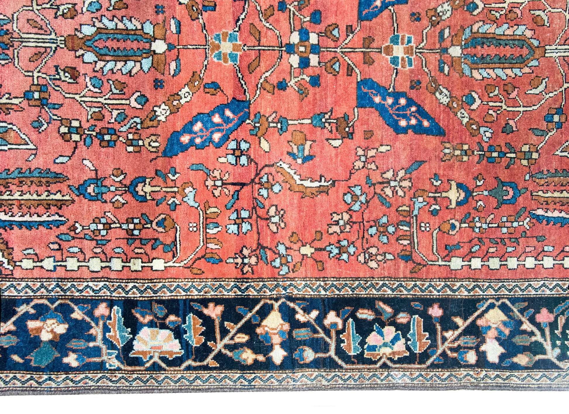 Early 20th Century Persian Sarouk Farahan Rug For Sale