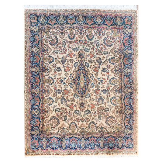 Early 20th Century Persian Kirman Rug For Sale