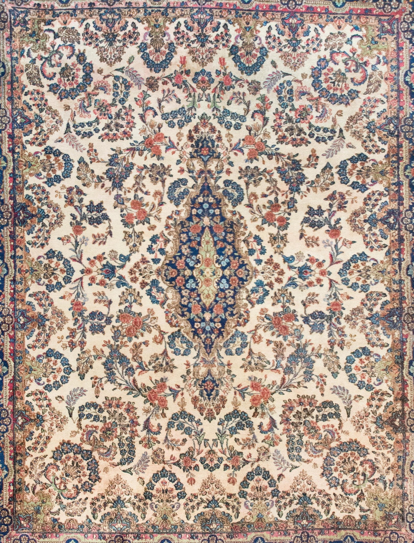 Early 20th Century Persian Kirman Rug