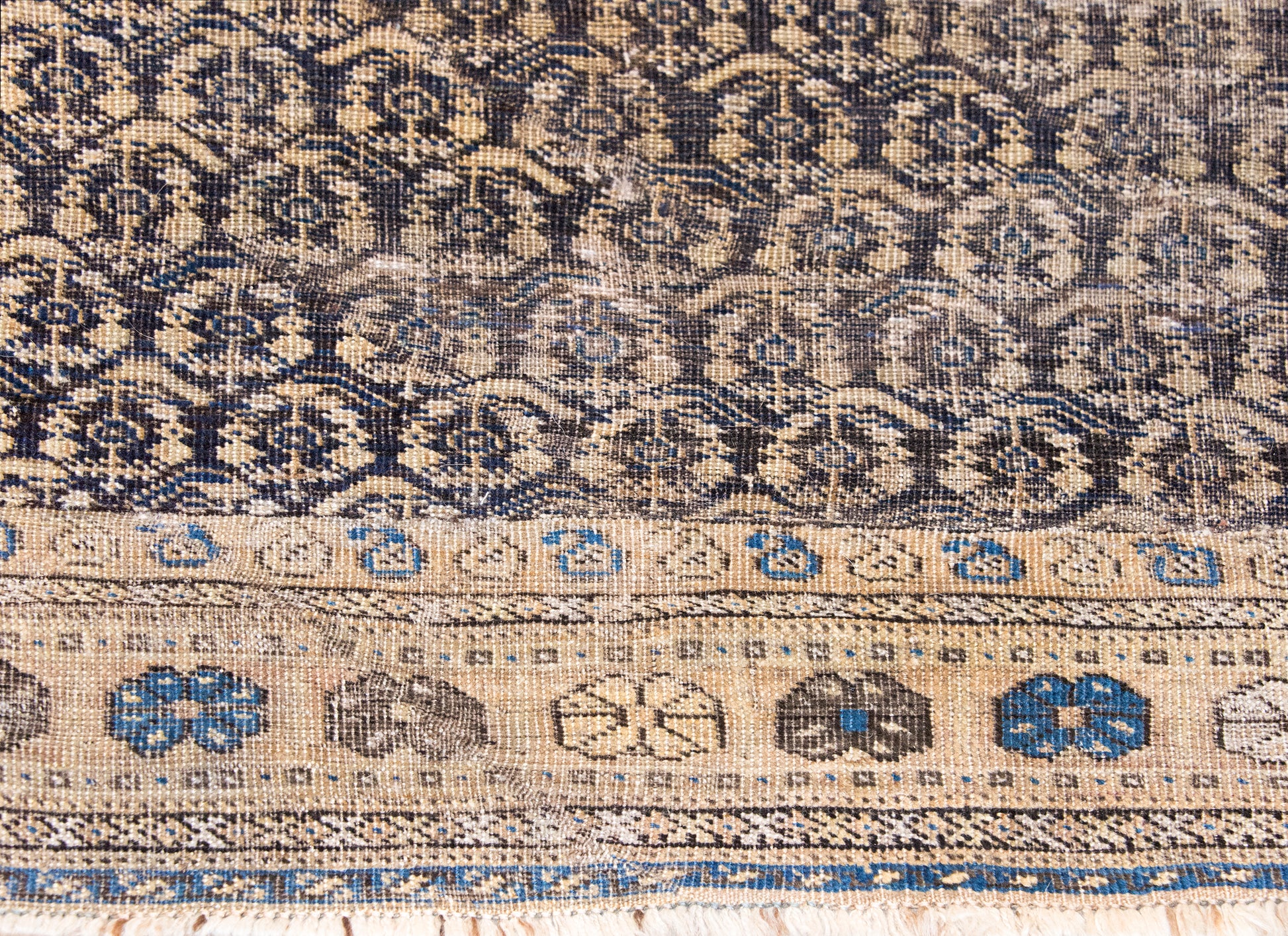Early 20th Century Persian Afshar Rug For Sale