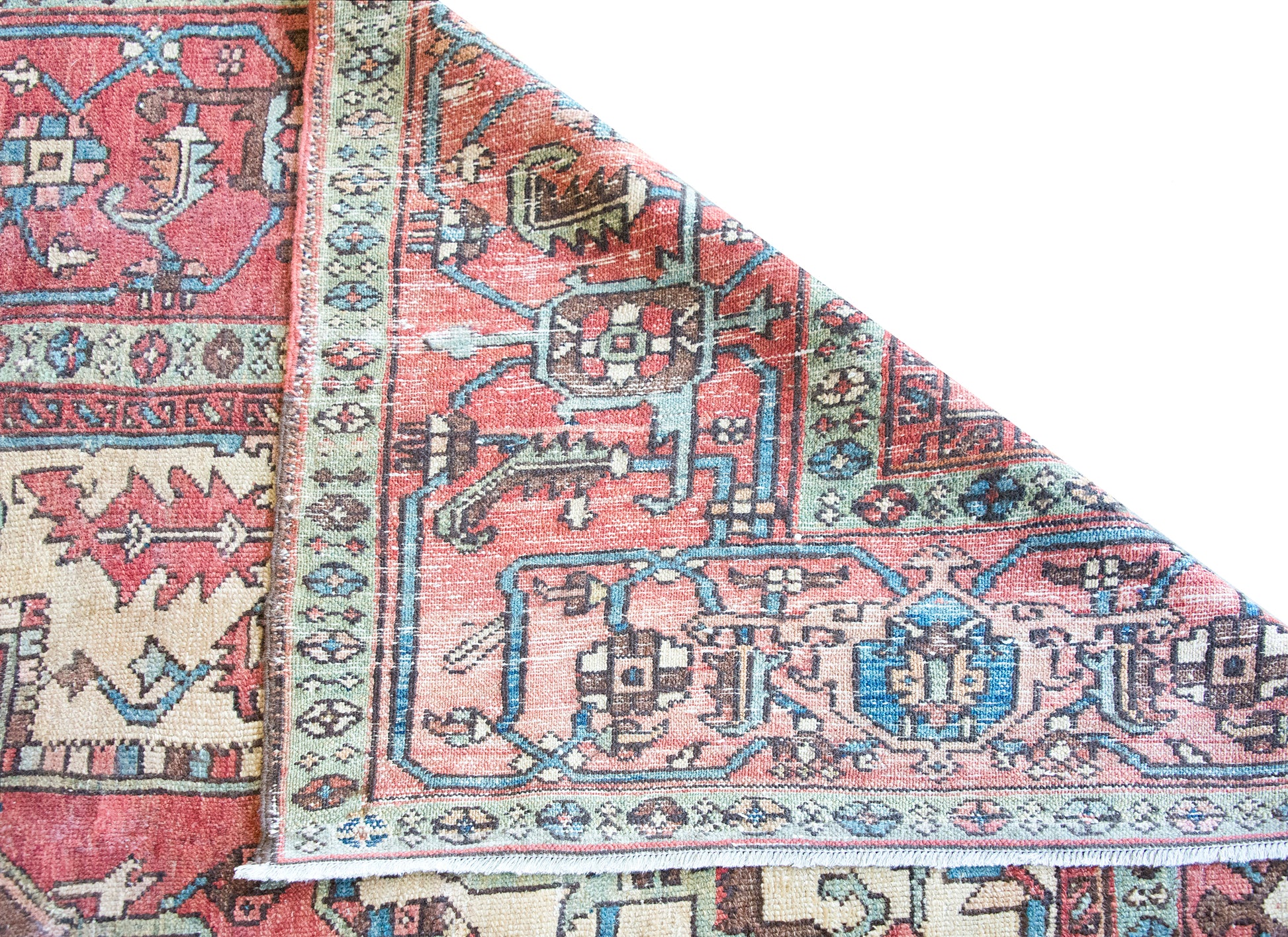 Early 20th Century Persian Heriz Rug For Sale