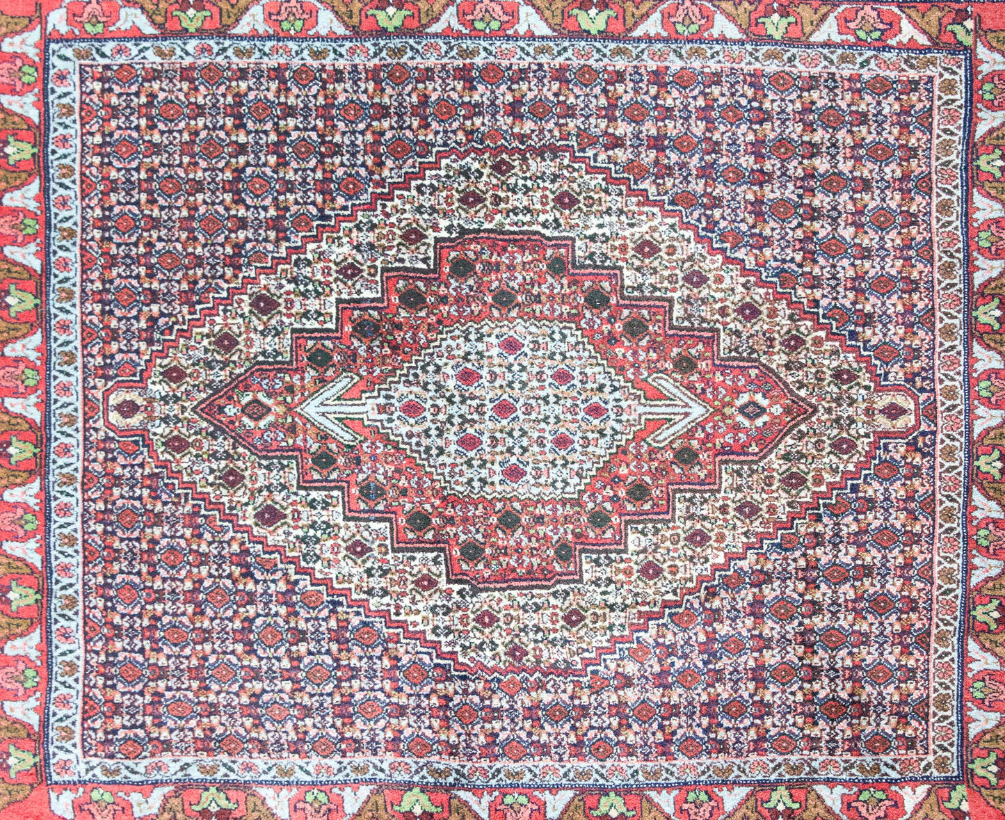 Vintage Persian Bidjar Rug