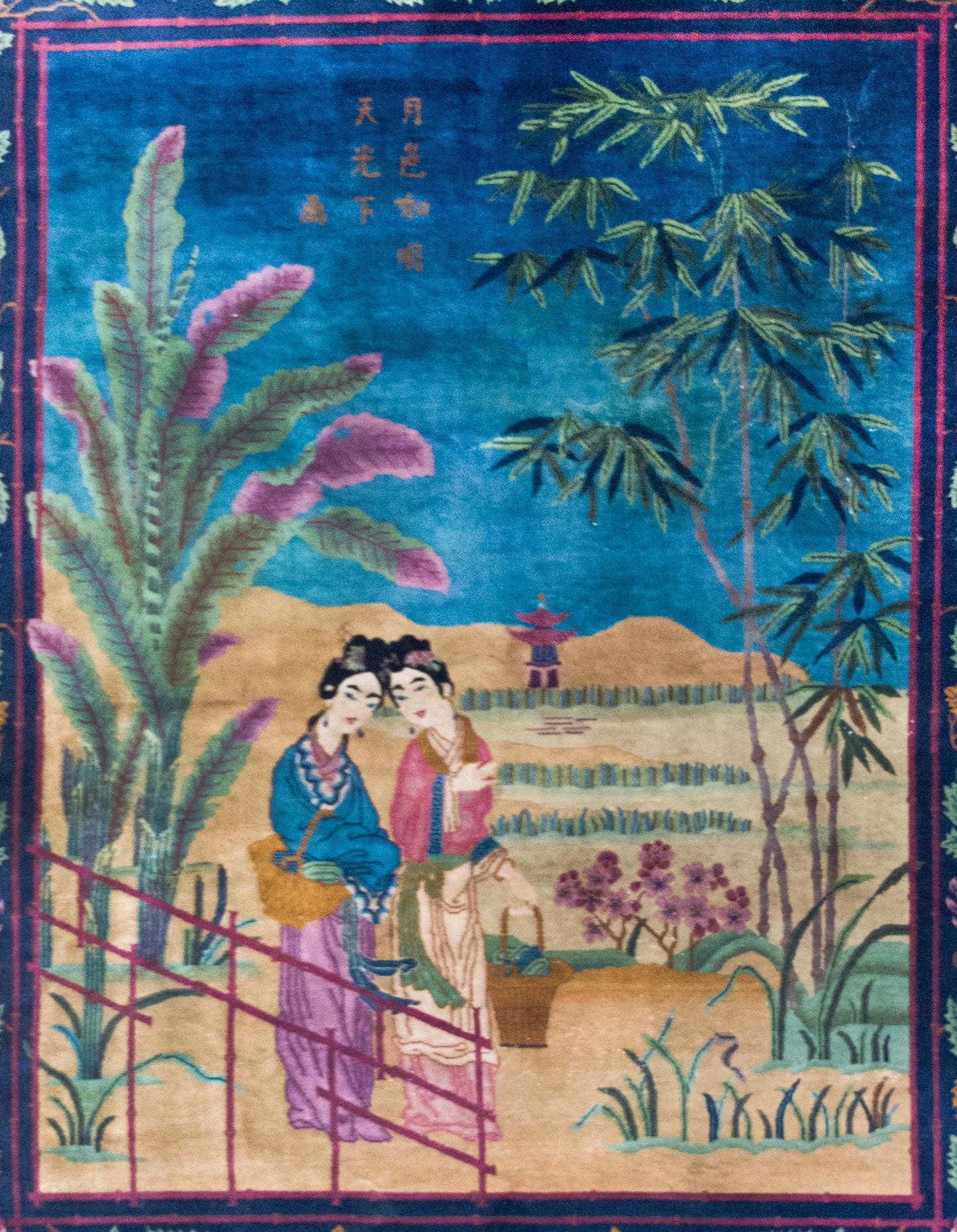 Early 20th Century Chinese Art Deco Rug