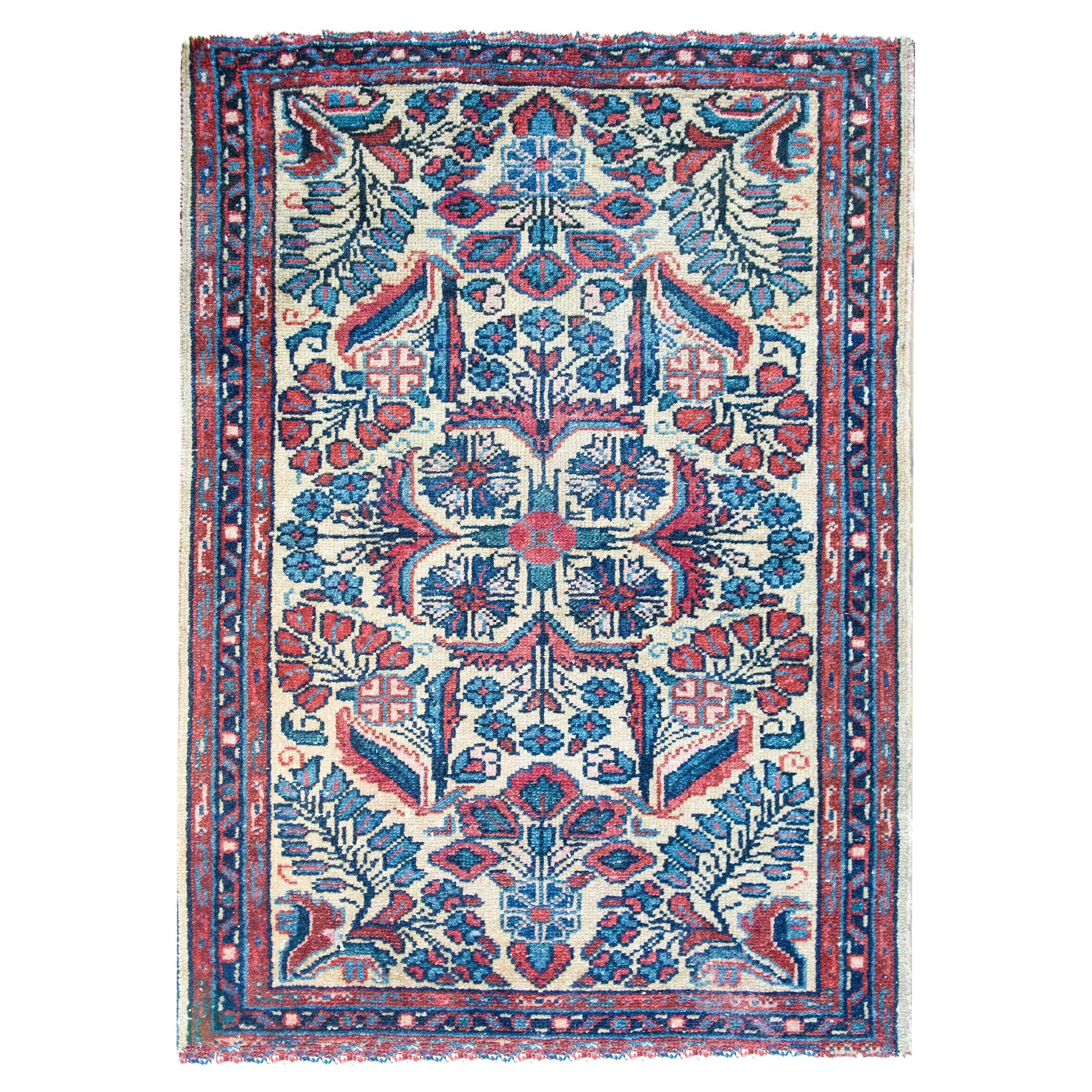 Early 20th Century Persian Dargazine Rug For Sale