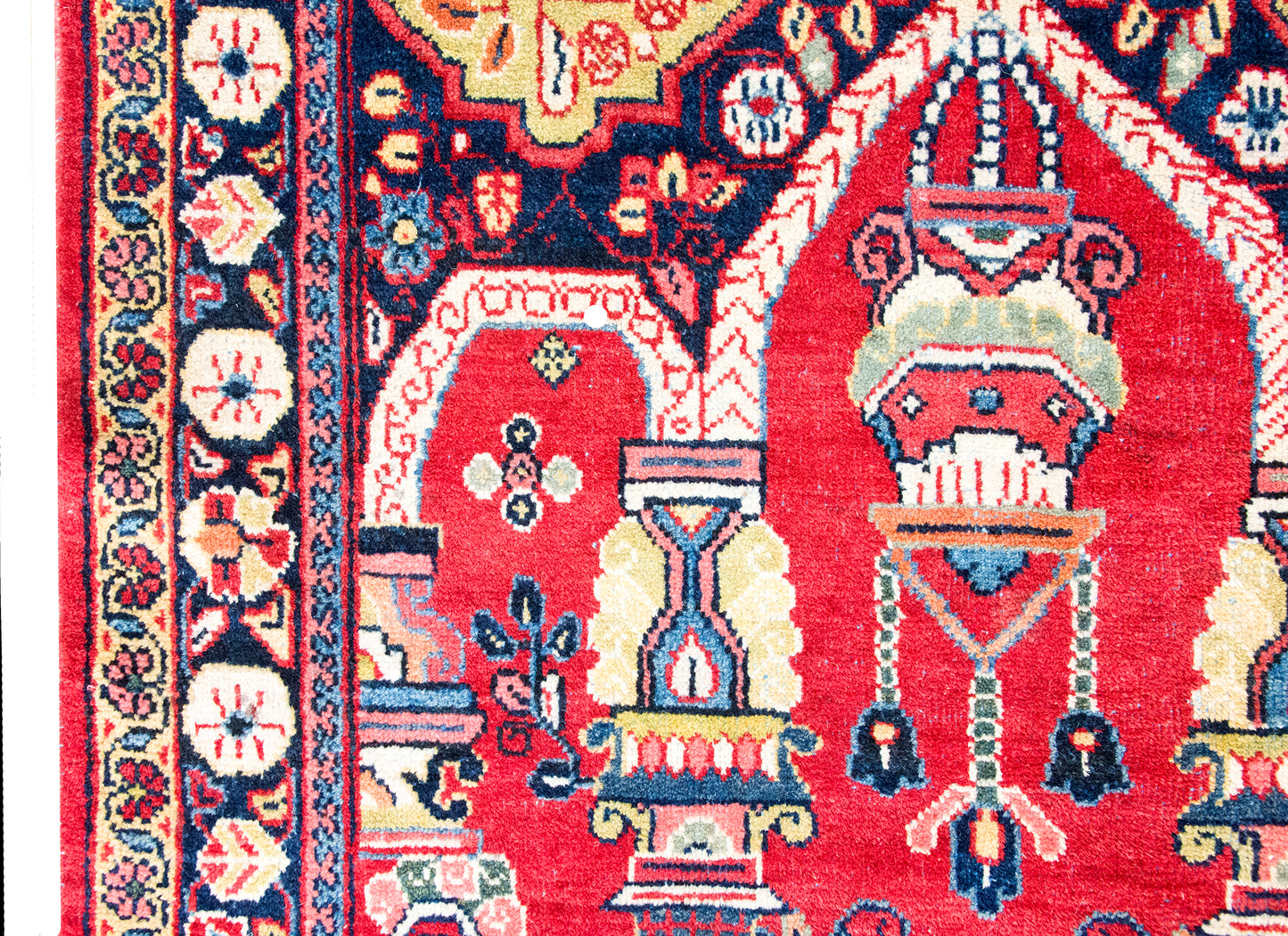 Mid 20th Century Persian Meshkabad Rug For Sale