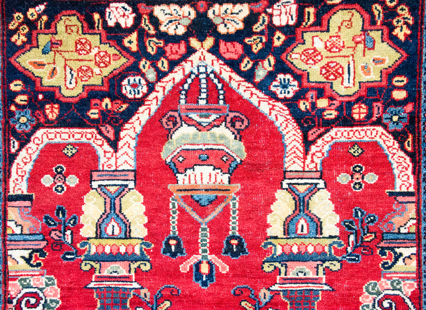 Mid 20th Century Persian Meshkabad Rug For Sale