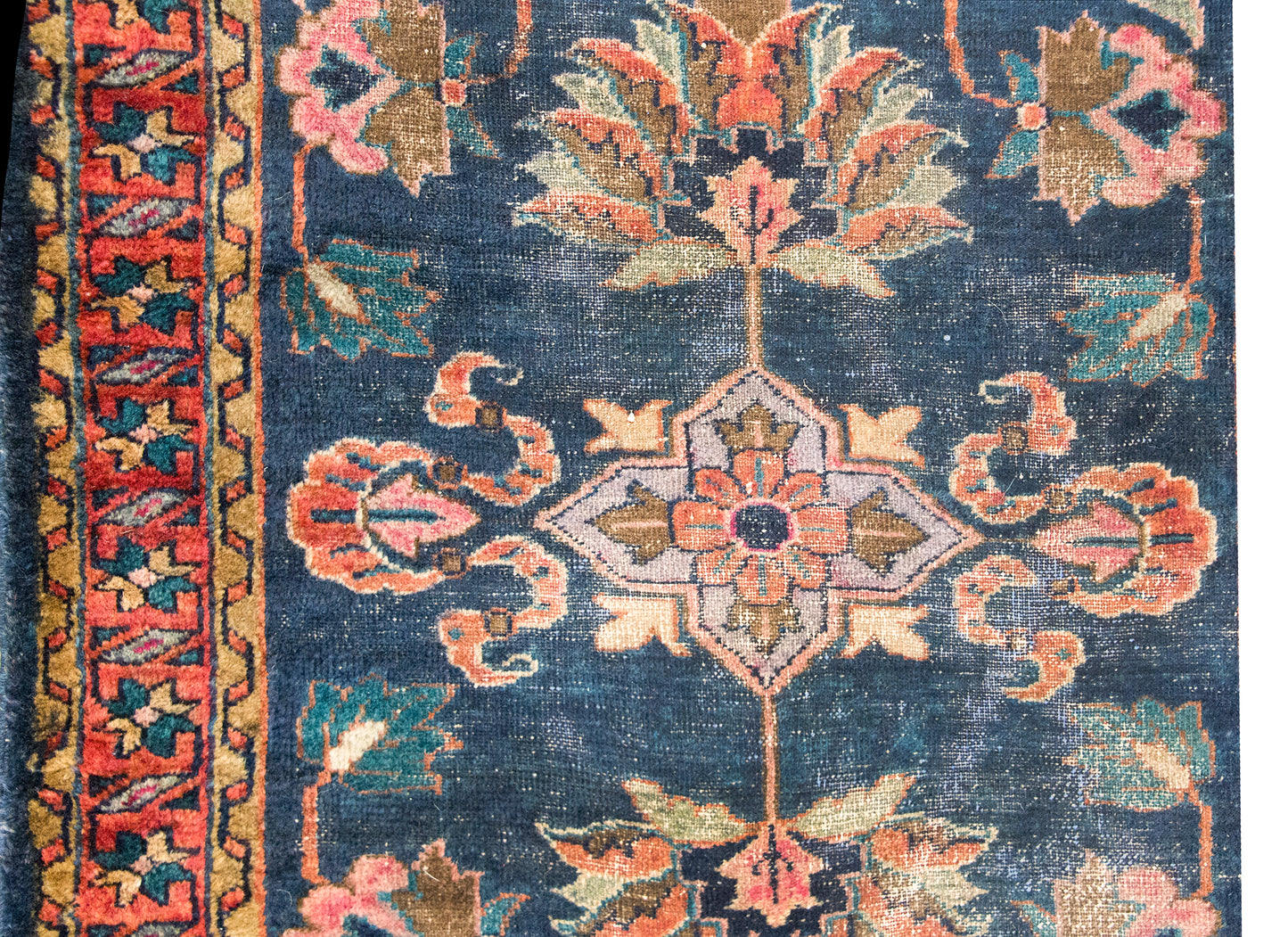 Early 20th Century Persian Lilihan Rug For Sale