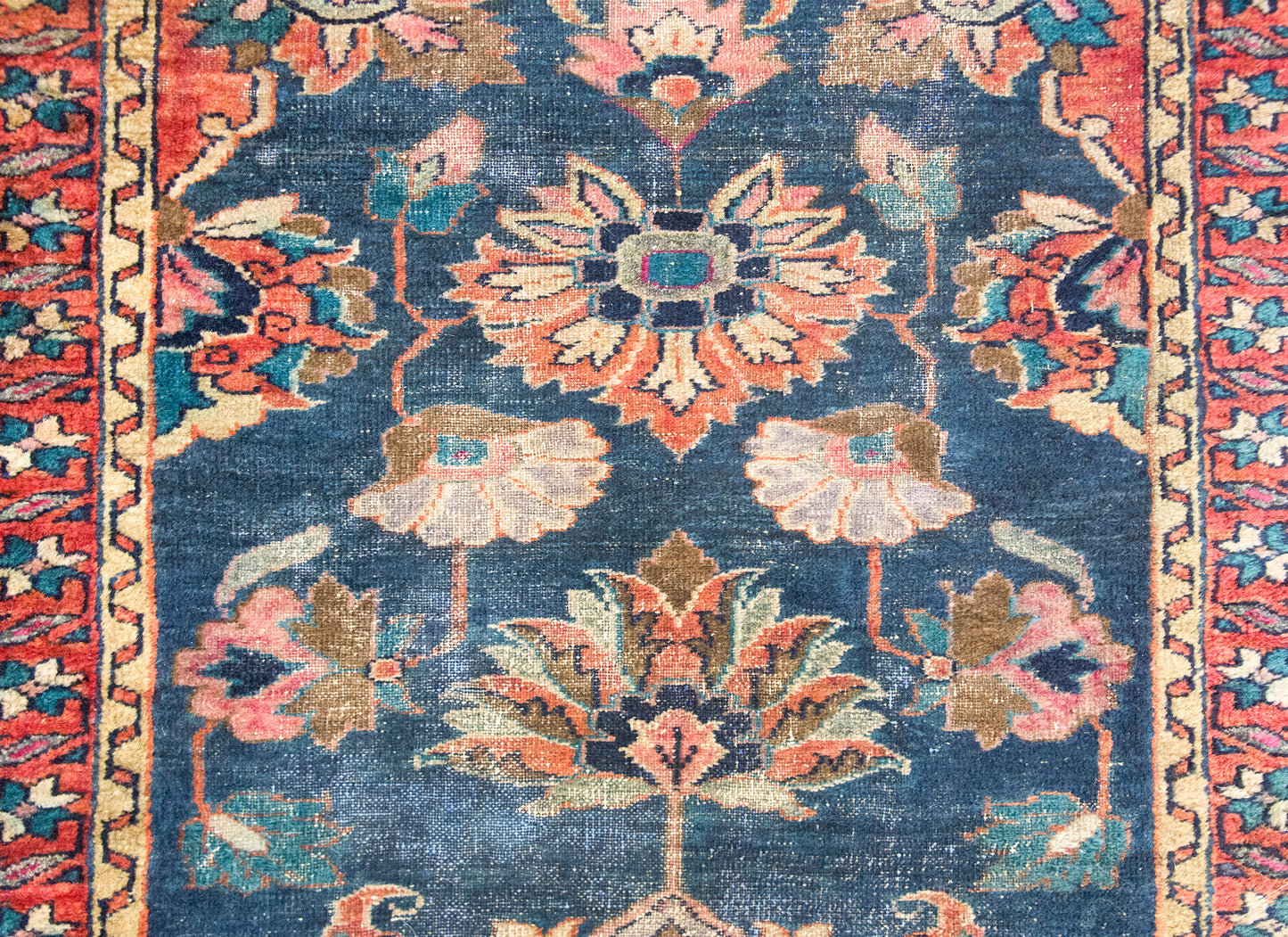 Early 20th Century Persian Lilihan Rug For Sale