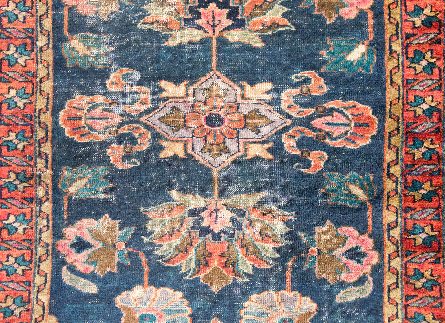 Early 20th Century Persian Lilihan Rug For Sale