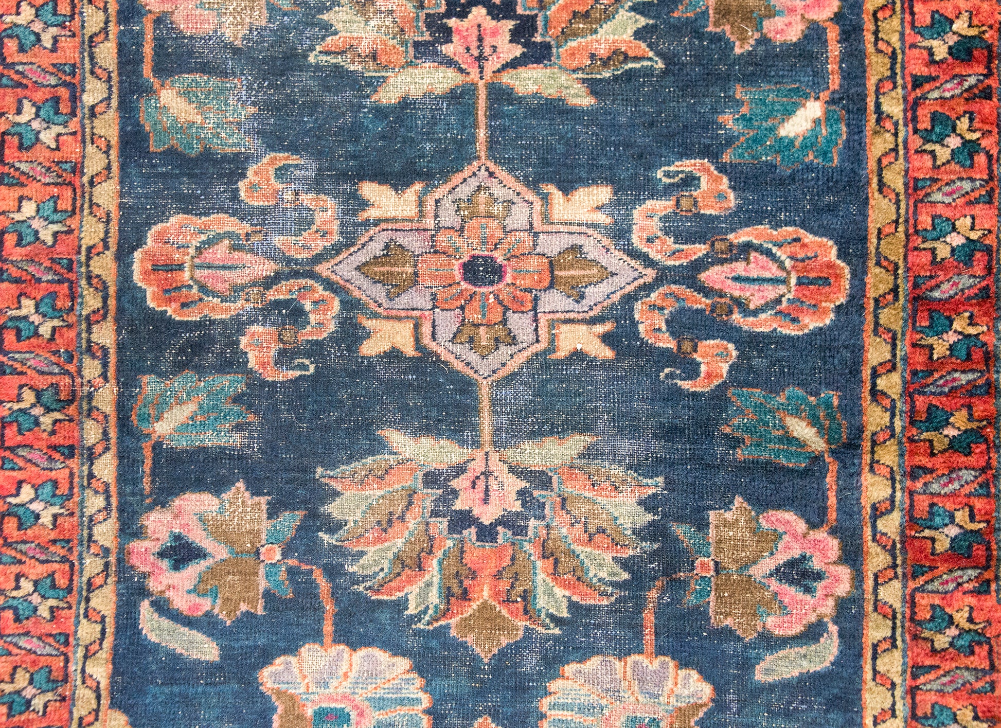 Early 20th Century Persian Lilihan Rug For Sale
