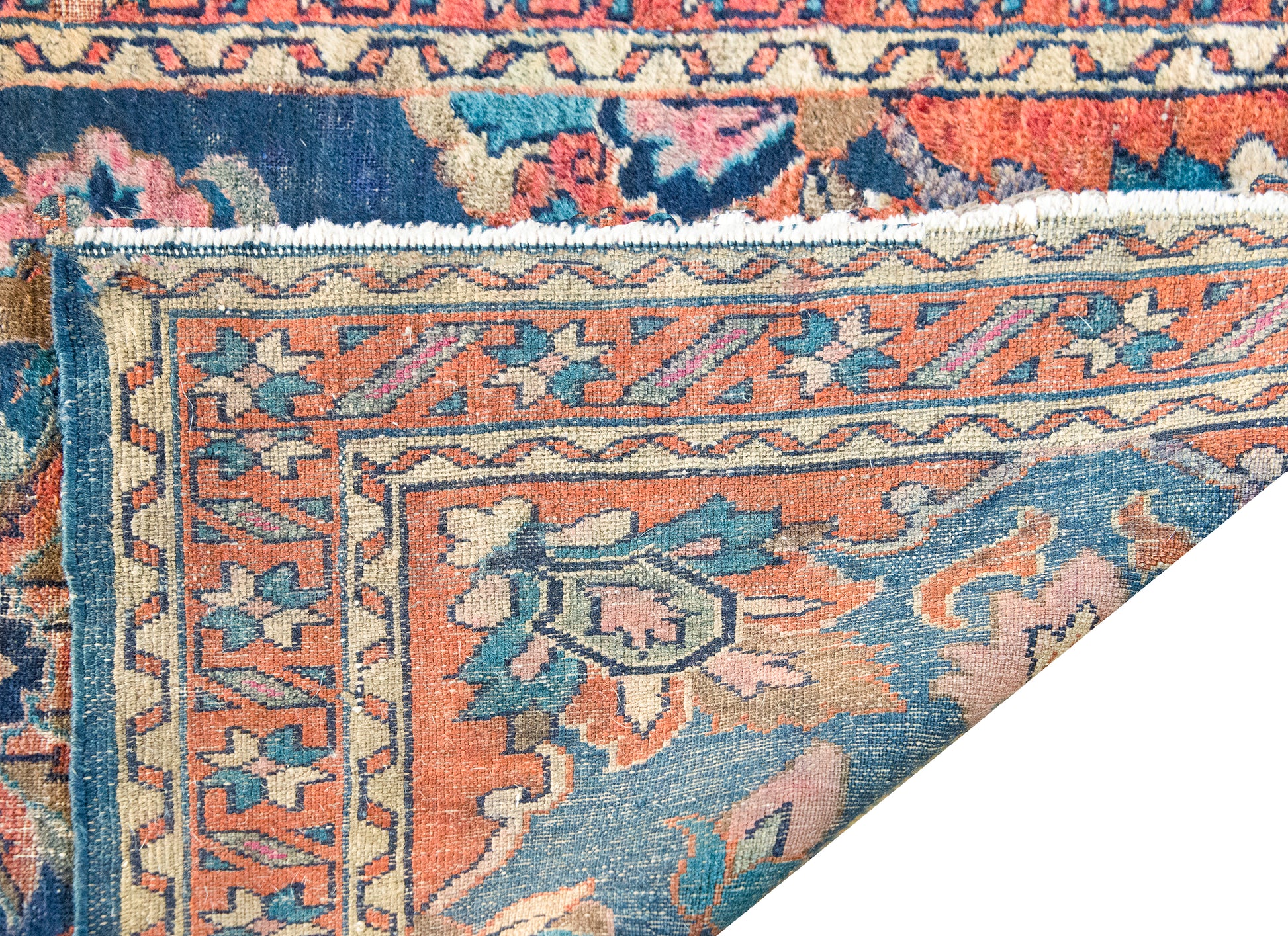 Early 20th Century Persian Lilihan Rug For Sale