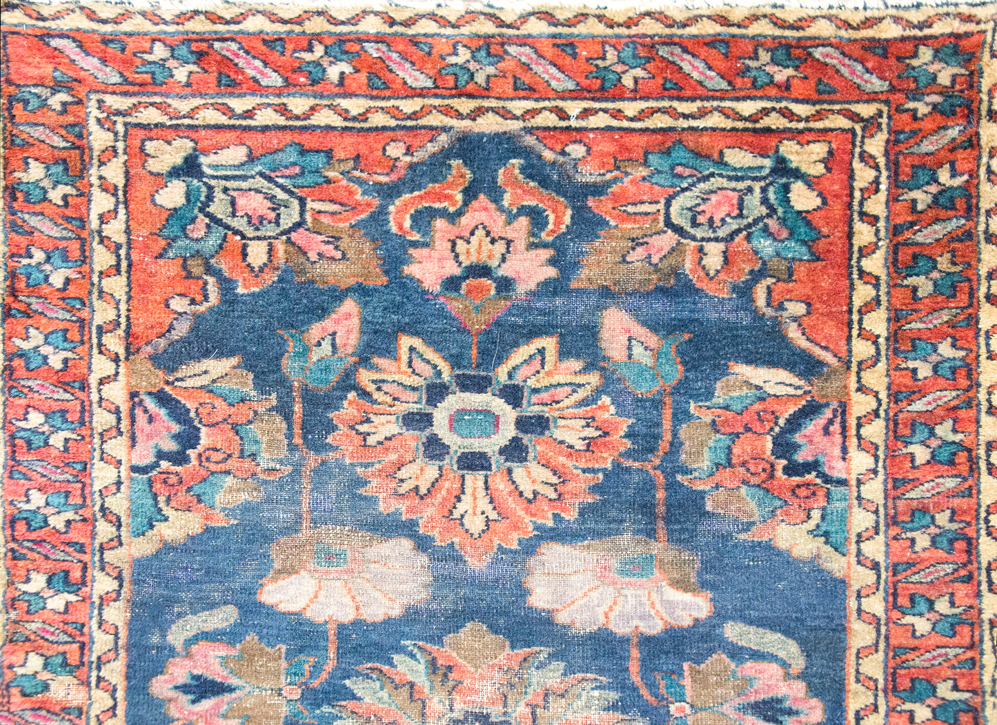 Early 20th Century Persian Lilihan Rug For Sale