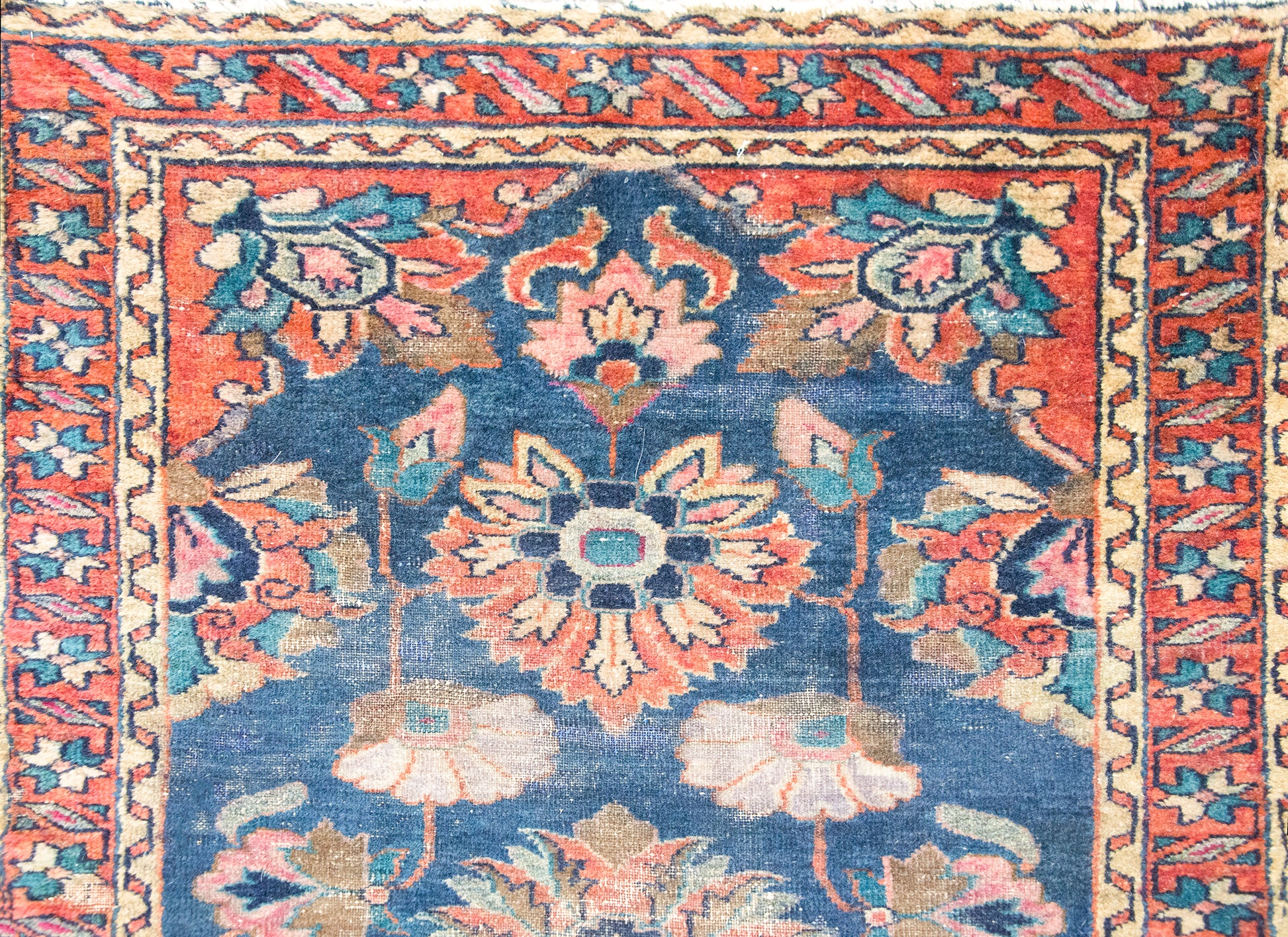 Early 20th Century Persian Lilihan Rug For Sale