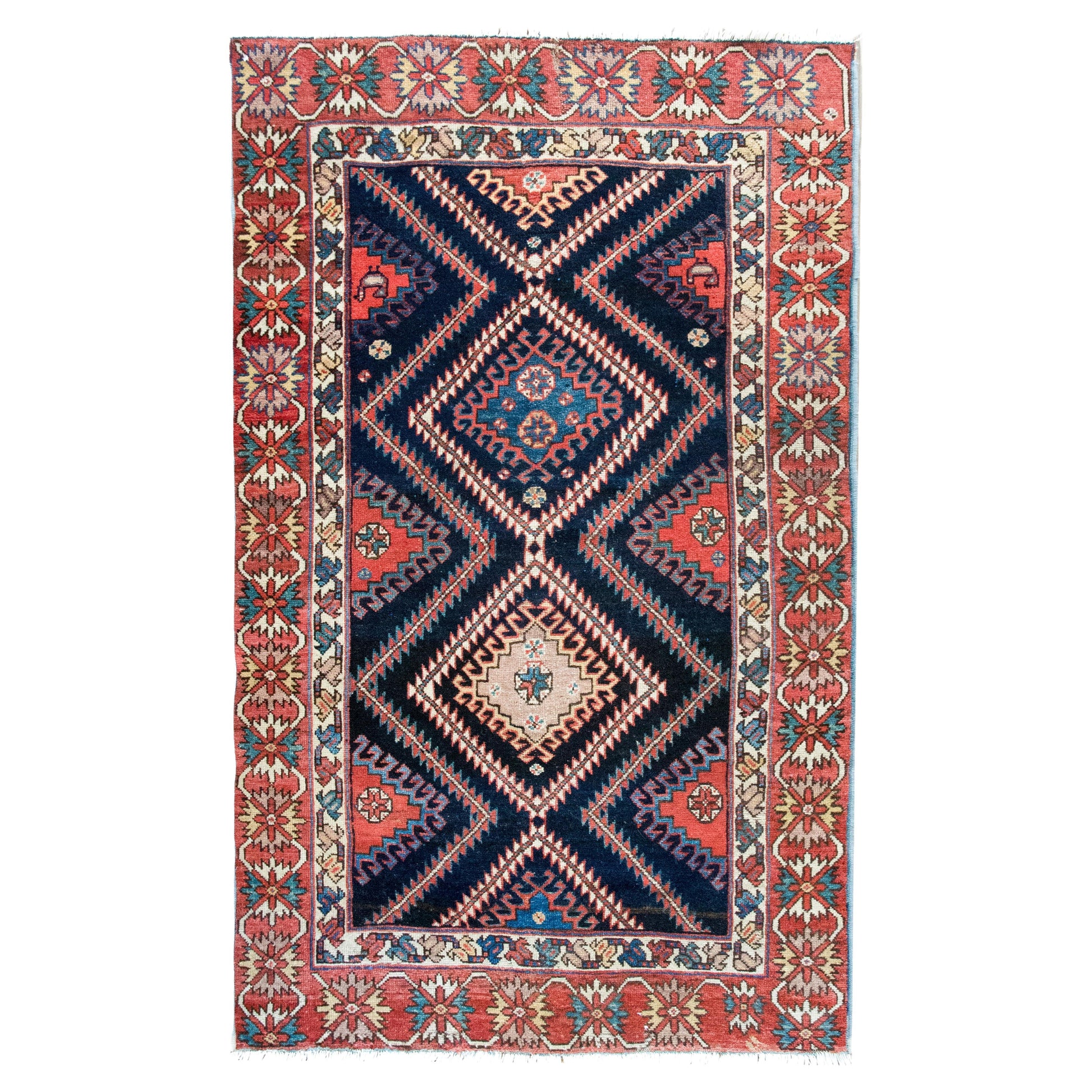 Early 20th Century Persian Bakhtiari Rug For Sale