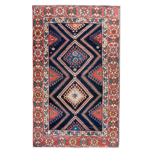 Early 20th Century Persian Bakhtiari Rug For Sale
