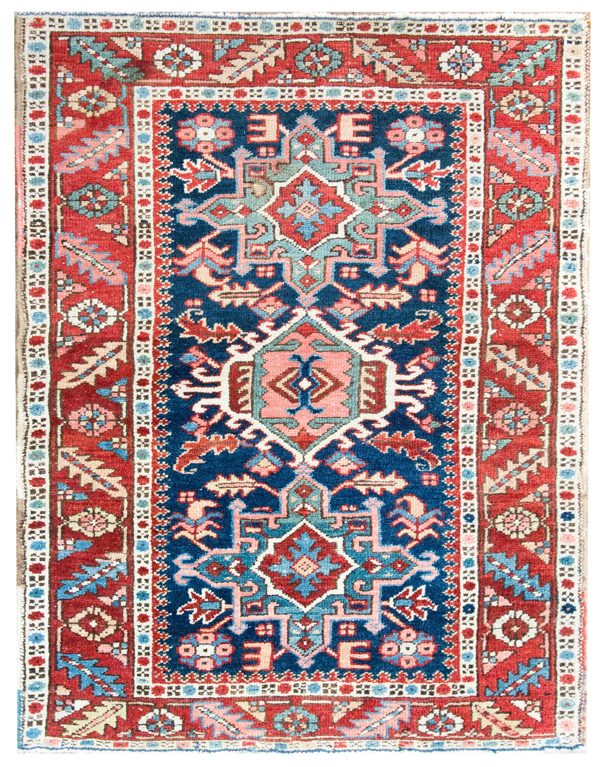 Early 20th Century Persian Heriz Rug For Sale