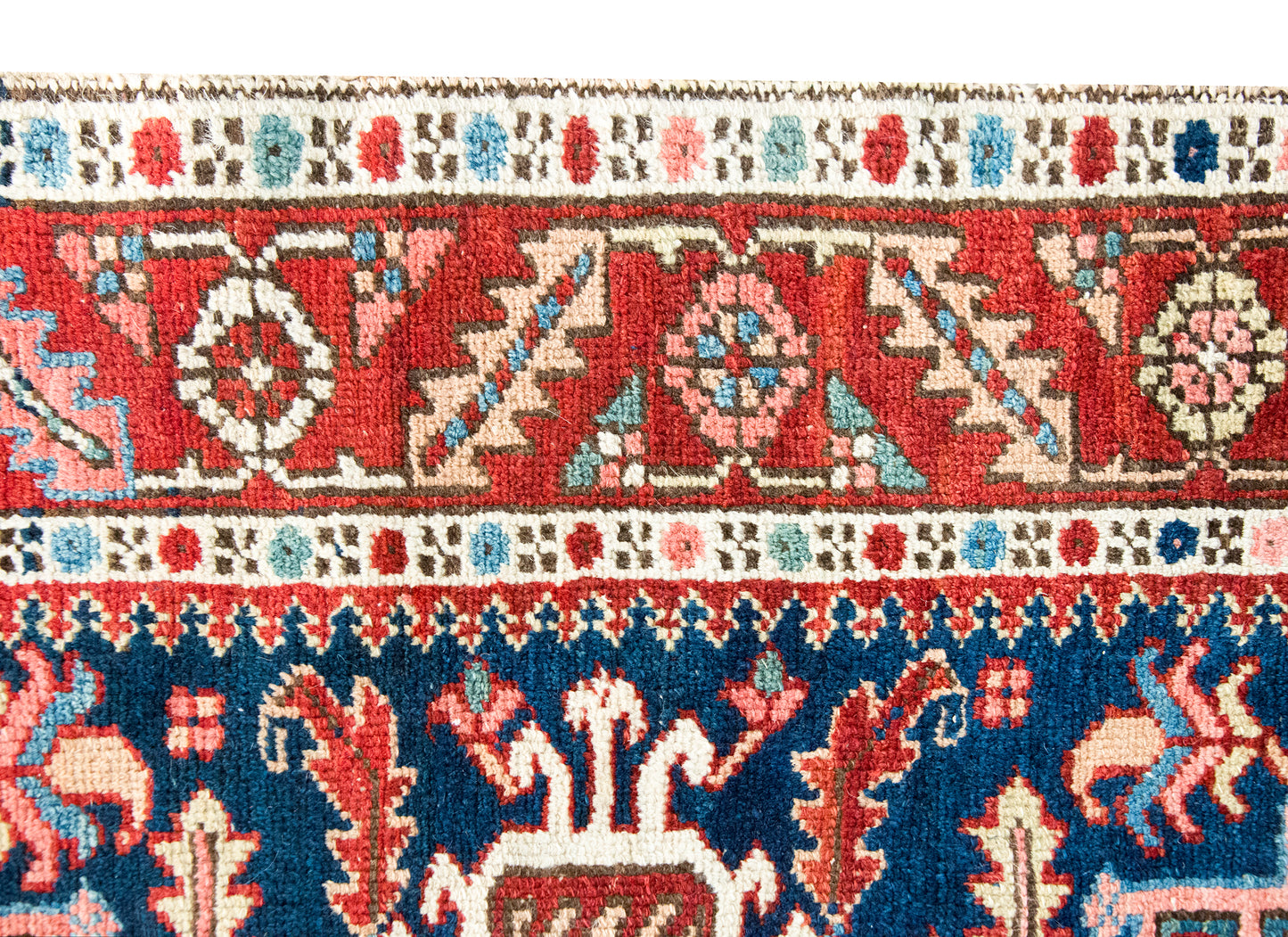 Early 20th Century Persian Heriz Rug For Sale