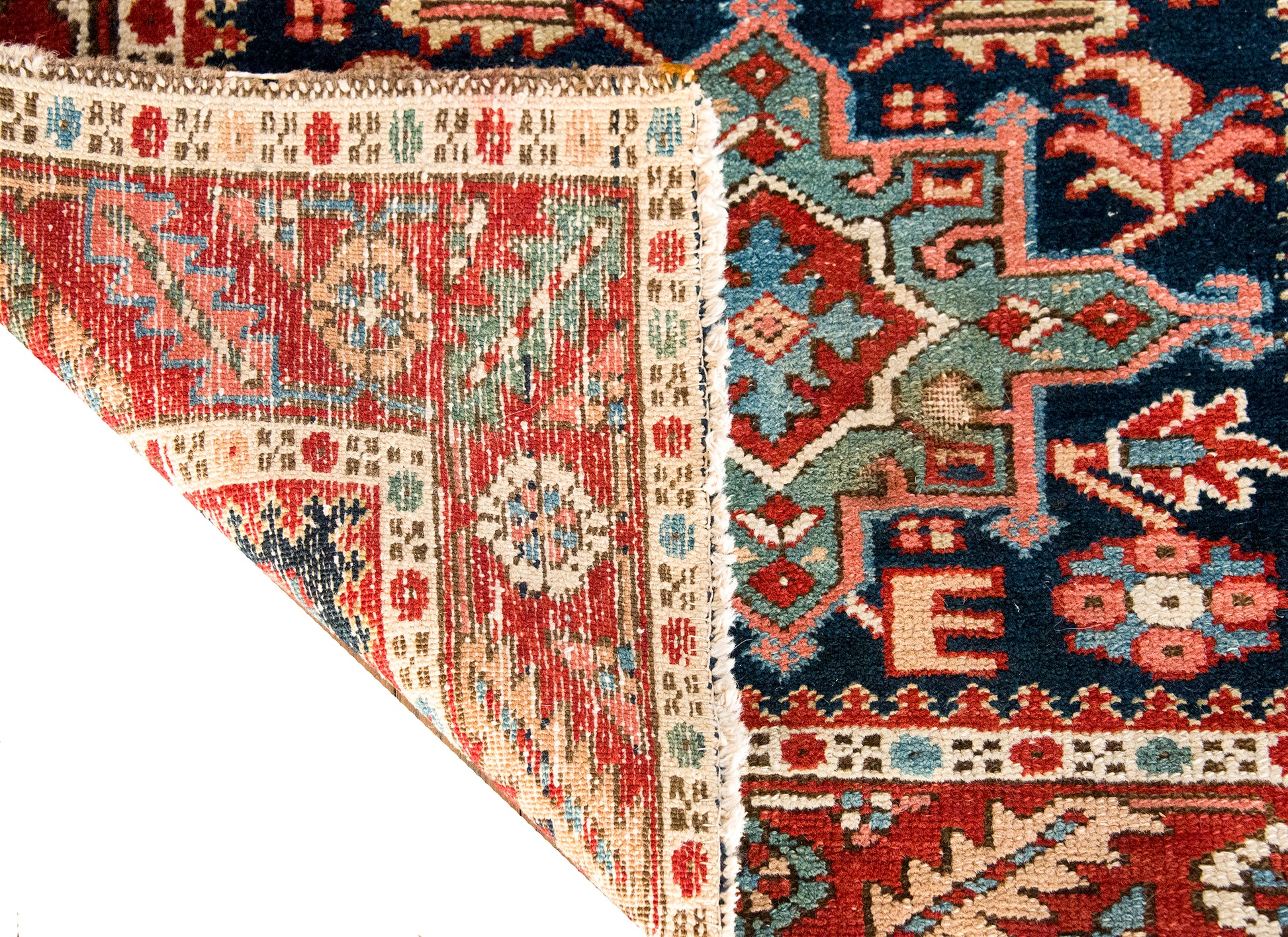 Early 20th Century Persian Heriz Rug For Sale