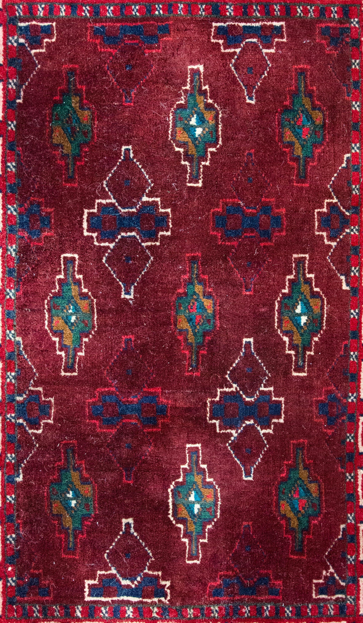 Vintage Persian Turkmen Rug