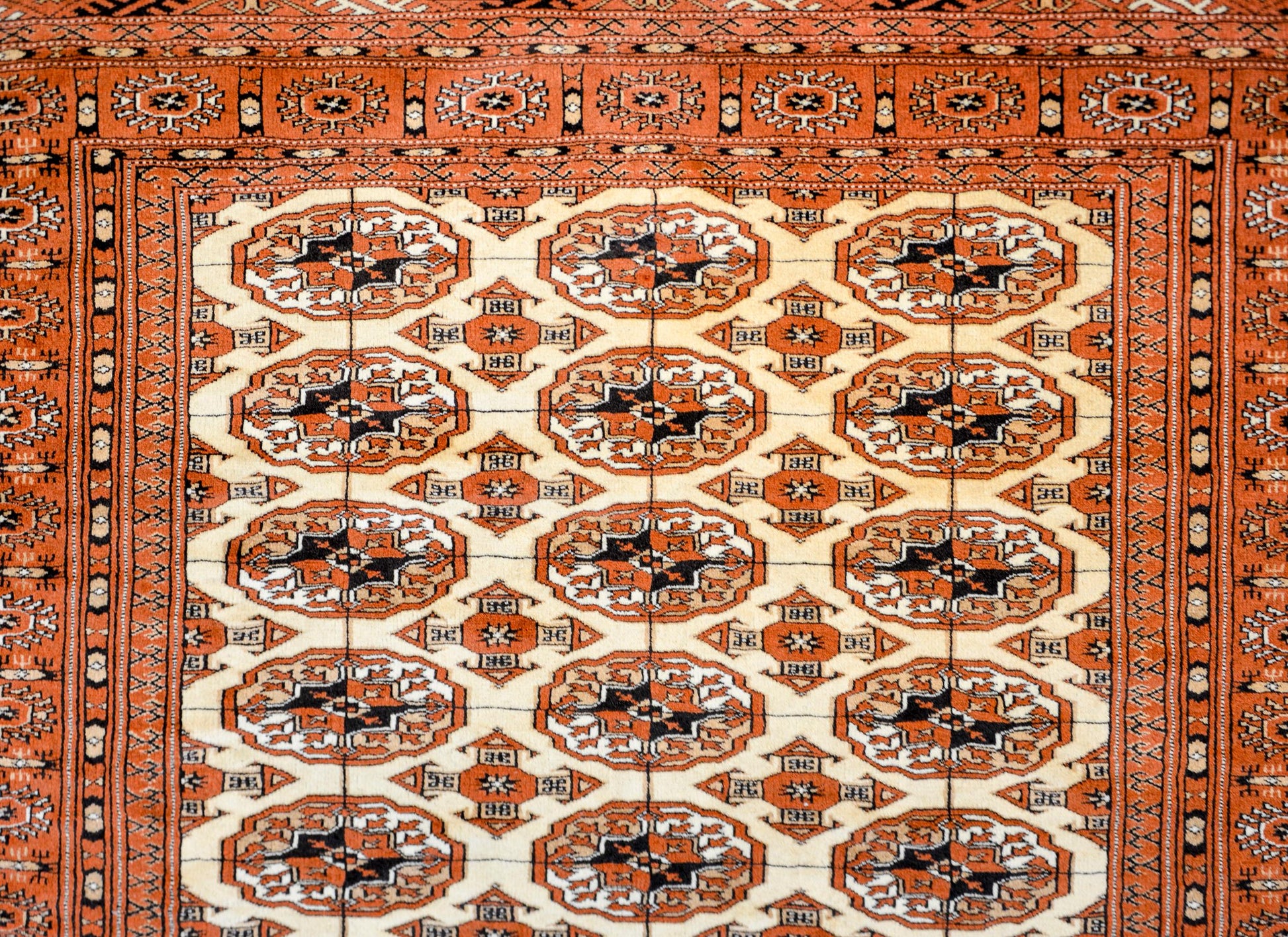 Fantastic Vintage Turkoman Rug For Sale