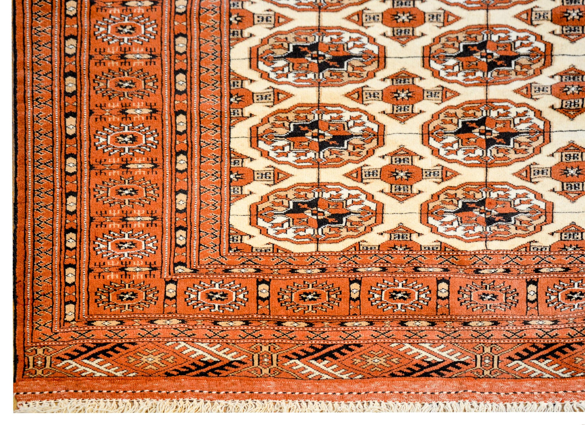 Fantastic Vintage Turkoman Rug For Sale