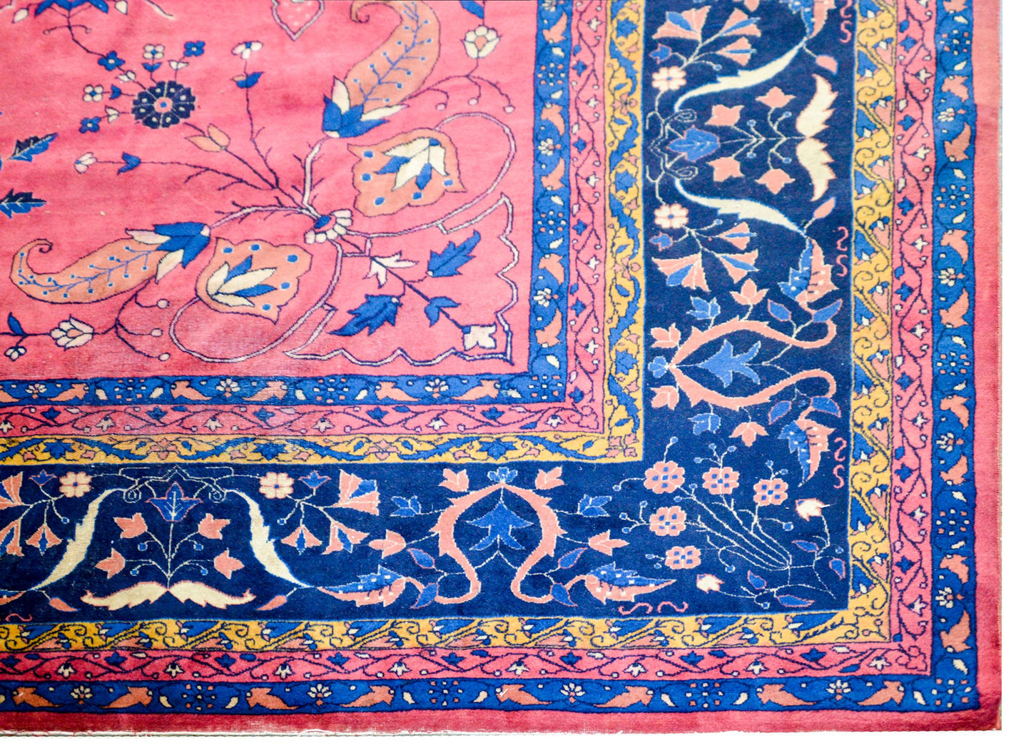 Early 20th Century Palace Size Larestan Rug For Sale