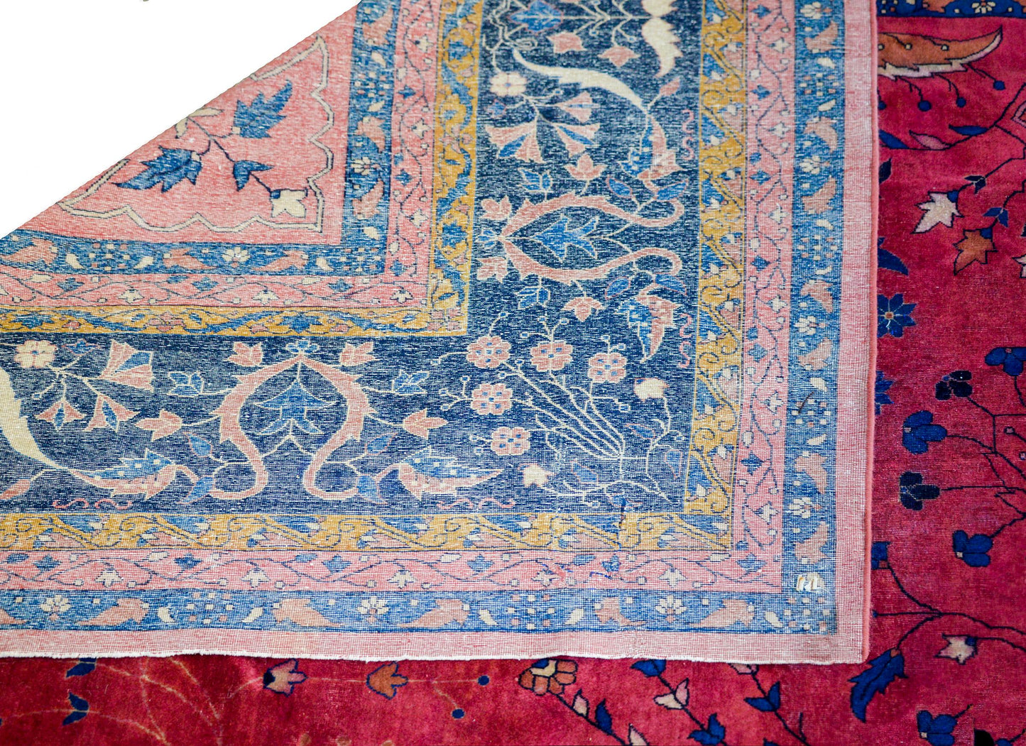 Early 20th Century Palace Size Larestan Rug For Sale