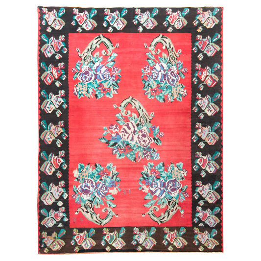 Vintage Turkish Kilim Rug For Sale